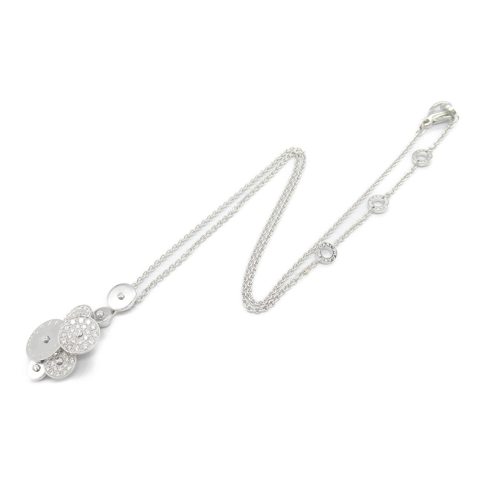 BVLGARI 18K白金Diamond Necklace鑽石項鍊