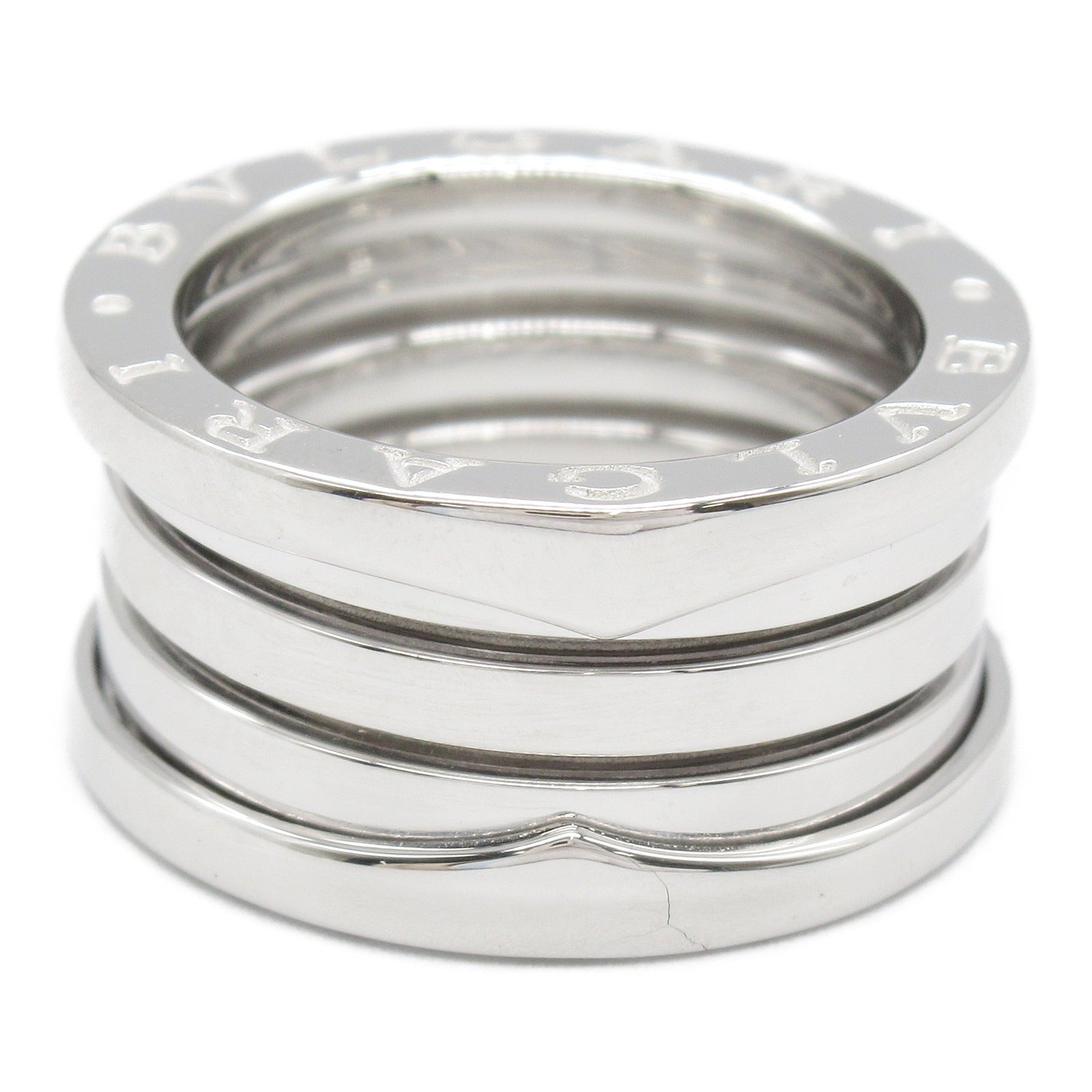 BVLGARI 18K白金B-zero1 Ring戒指Bvlgari#51/US#5.25