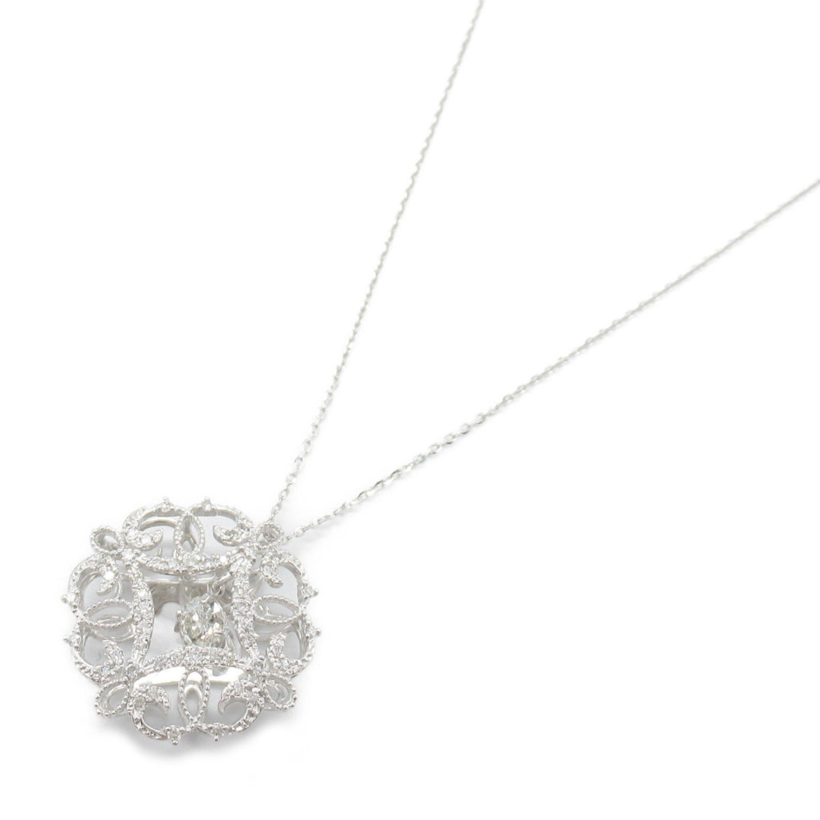JEWELRY 18K白金Diamond Necklace鑽石項鍊