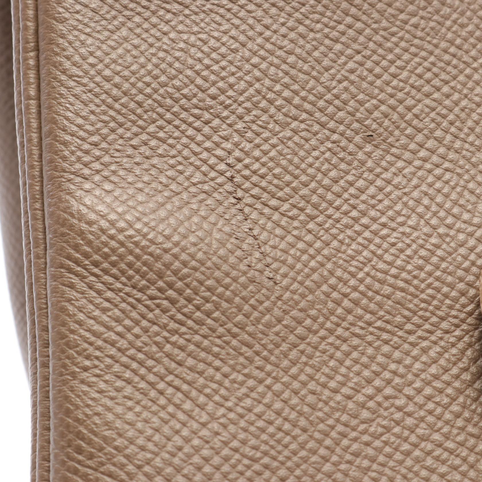 HERMES Epsom皮革Birkin 30金扣手挽袋Etoupe
