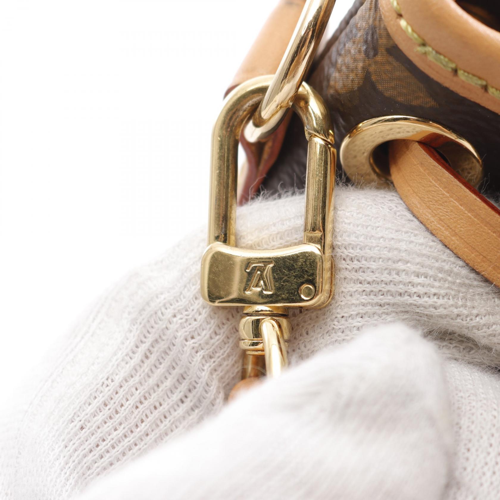 LOUIS VUITTON Monogram Nano Noe金扣手挽肩背兩用袋