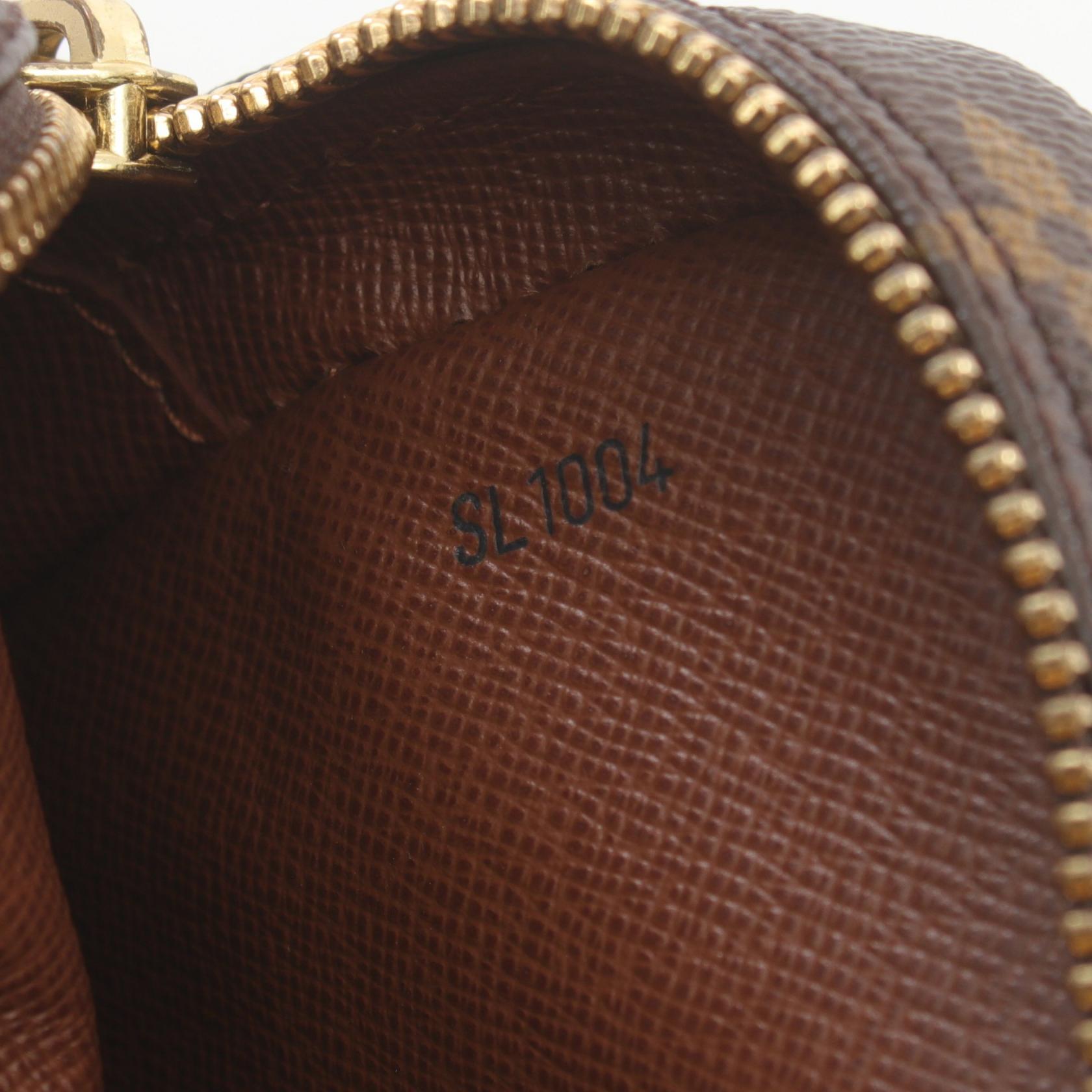 LOUIS VUITTON Monogram Danube金扣肩背袋棕色