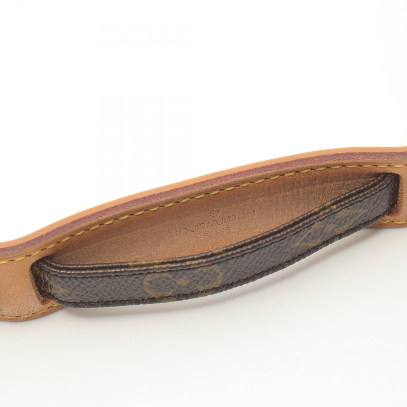 LOUIS VUITTON Monogram Danube金扣肩背袋棕色