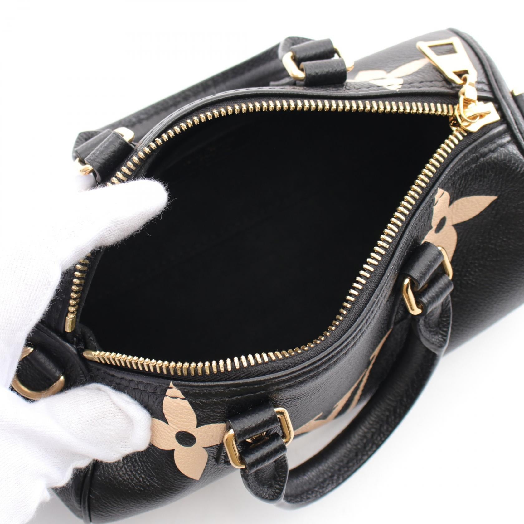 LOUIS VUITTON Monogram Empreinte Papillon BB手挽肩背兩用袋
