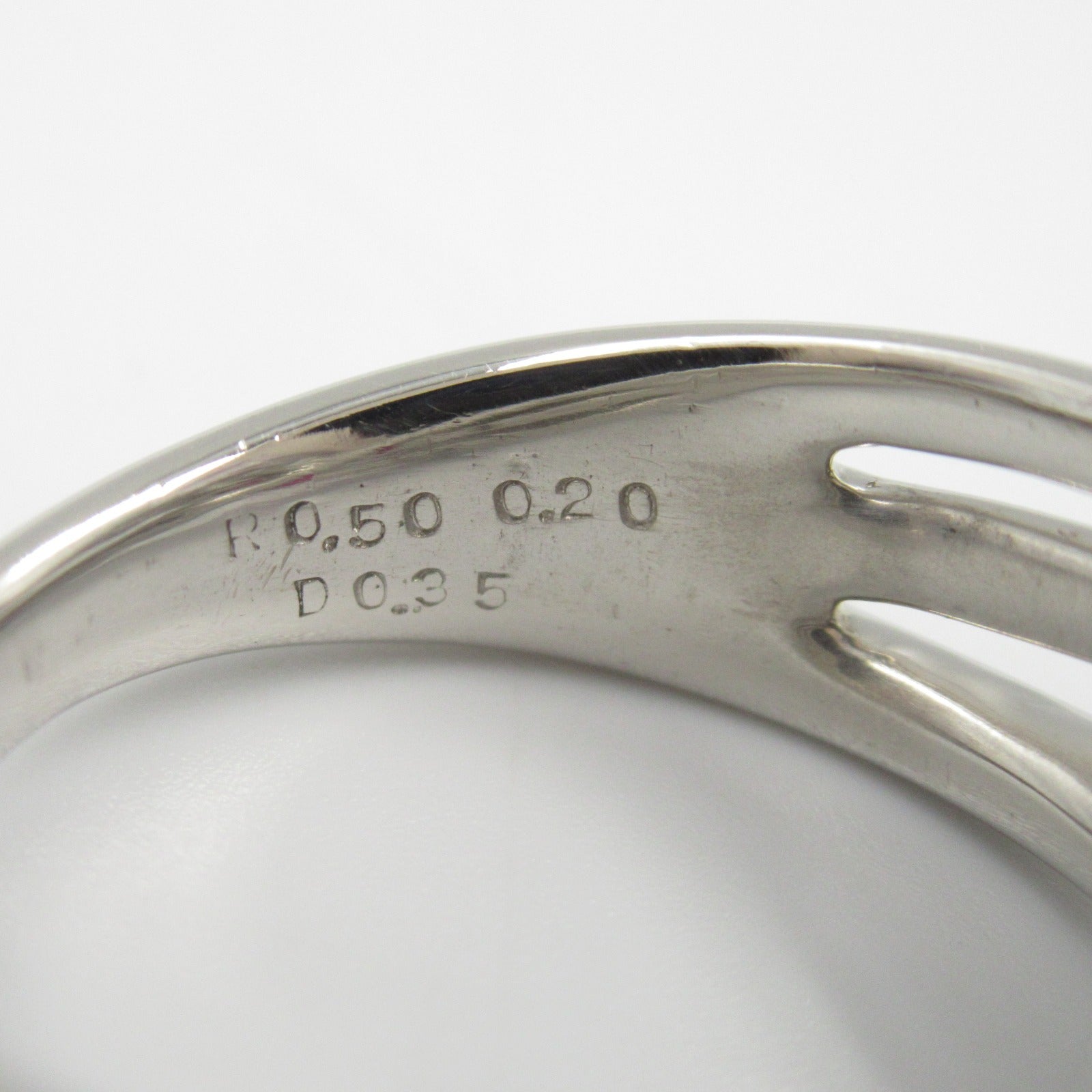 JEWELRY PT900鉑金Ruby Diamond Ring紅寶石/鑽石戒指US#5.75