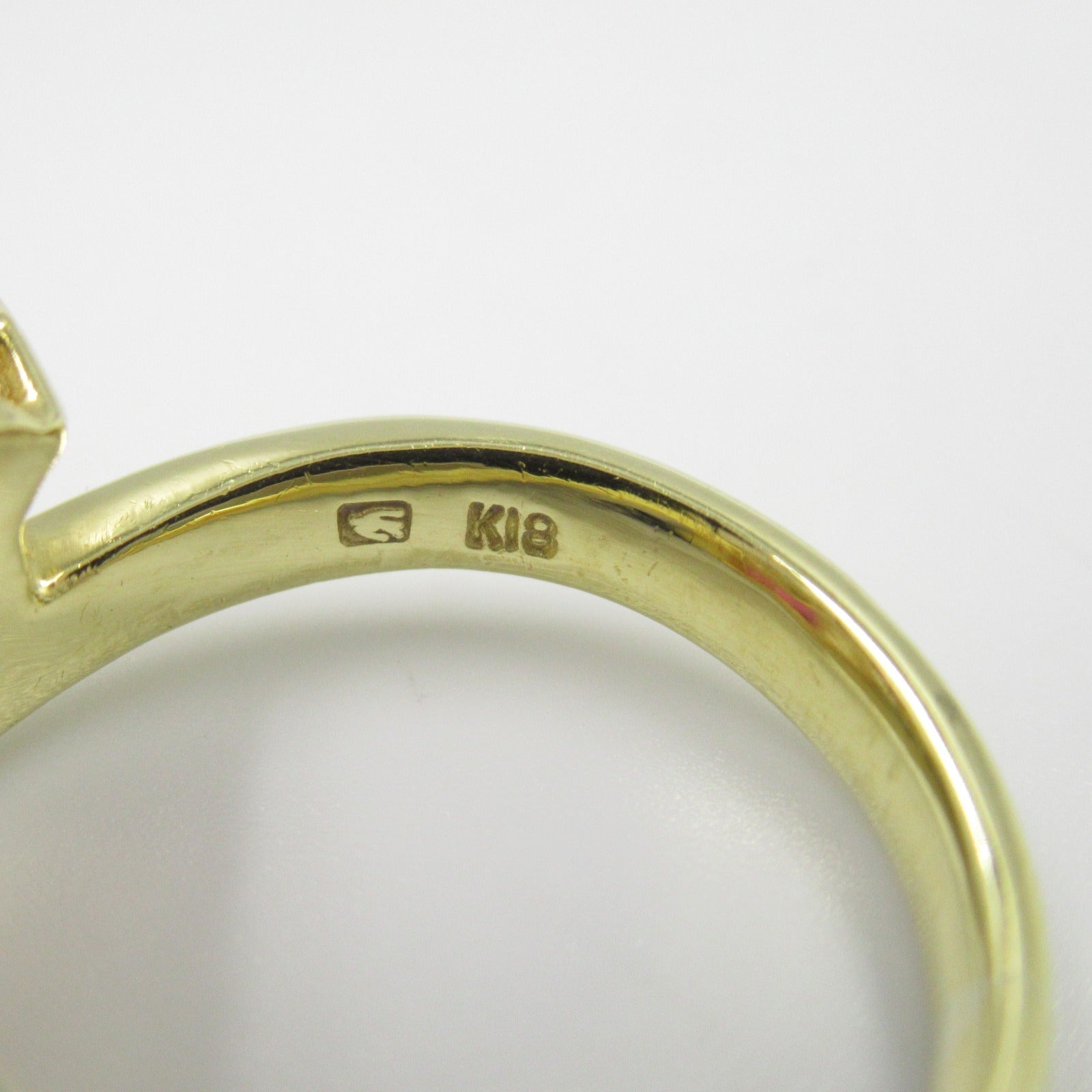 JEWELRY 18K黃金Ruby Diamond Ring紅寶石/鑽石戒指US#3.75