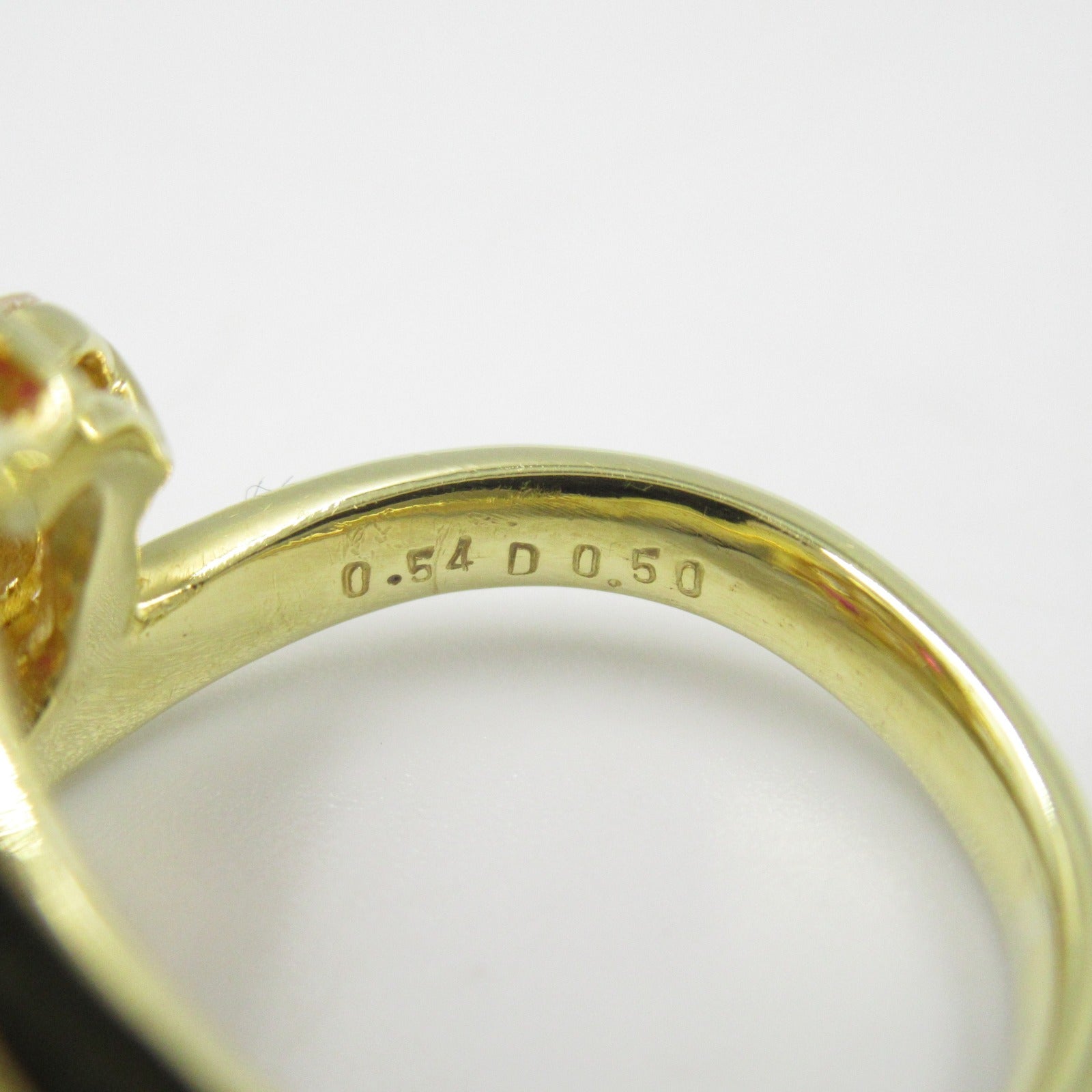 JEWELRY 18K黃金Ruby Diamond Ring紅寶石/鑽石戒指US#3.75