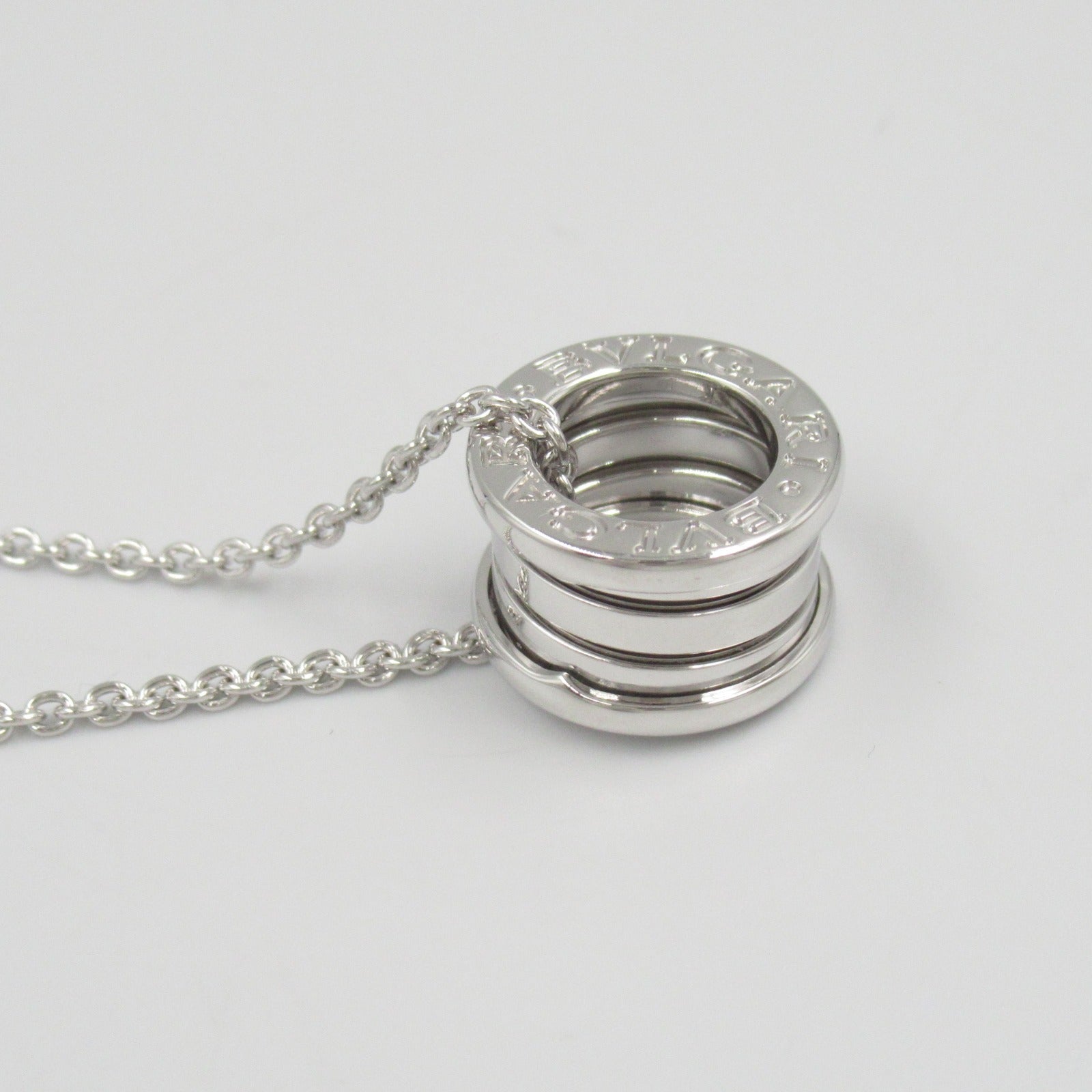 BVLGARI 18K白金B-zero1項鍊