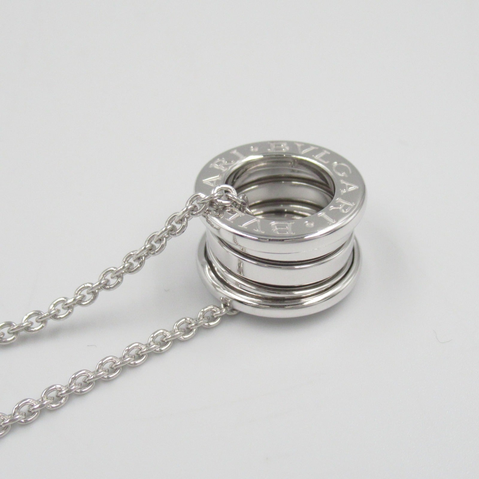 BVLGARI 18K白金B-zero1項鍊