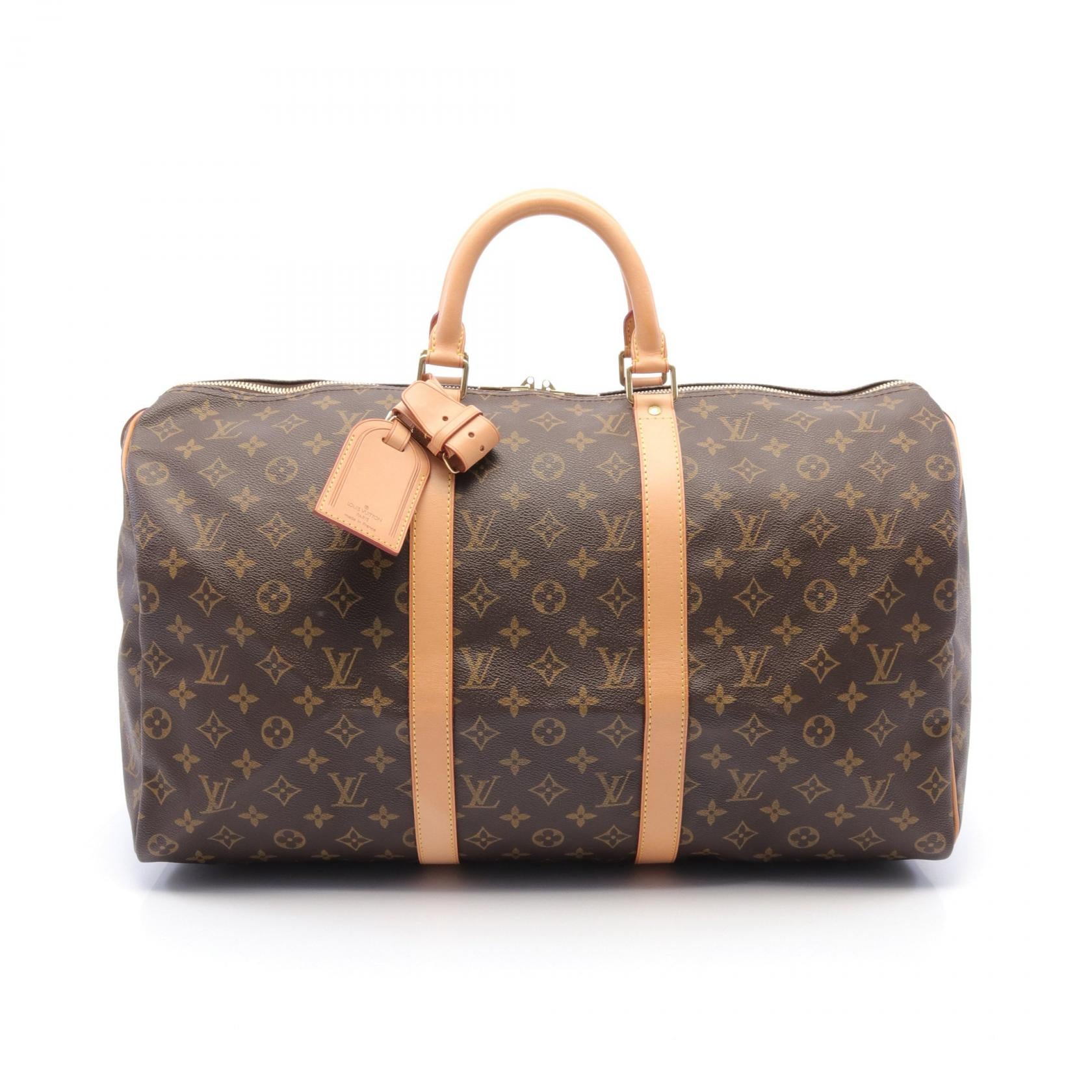 LOUIS VUITTON Monogram Keepall 50金扣手挽袋