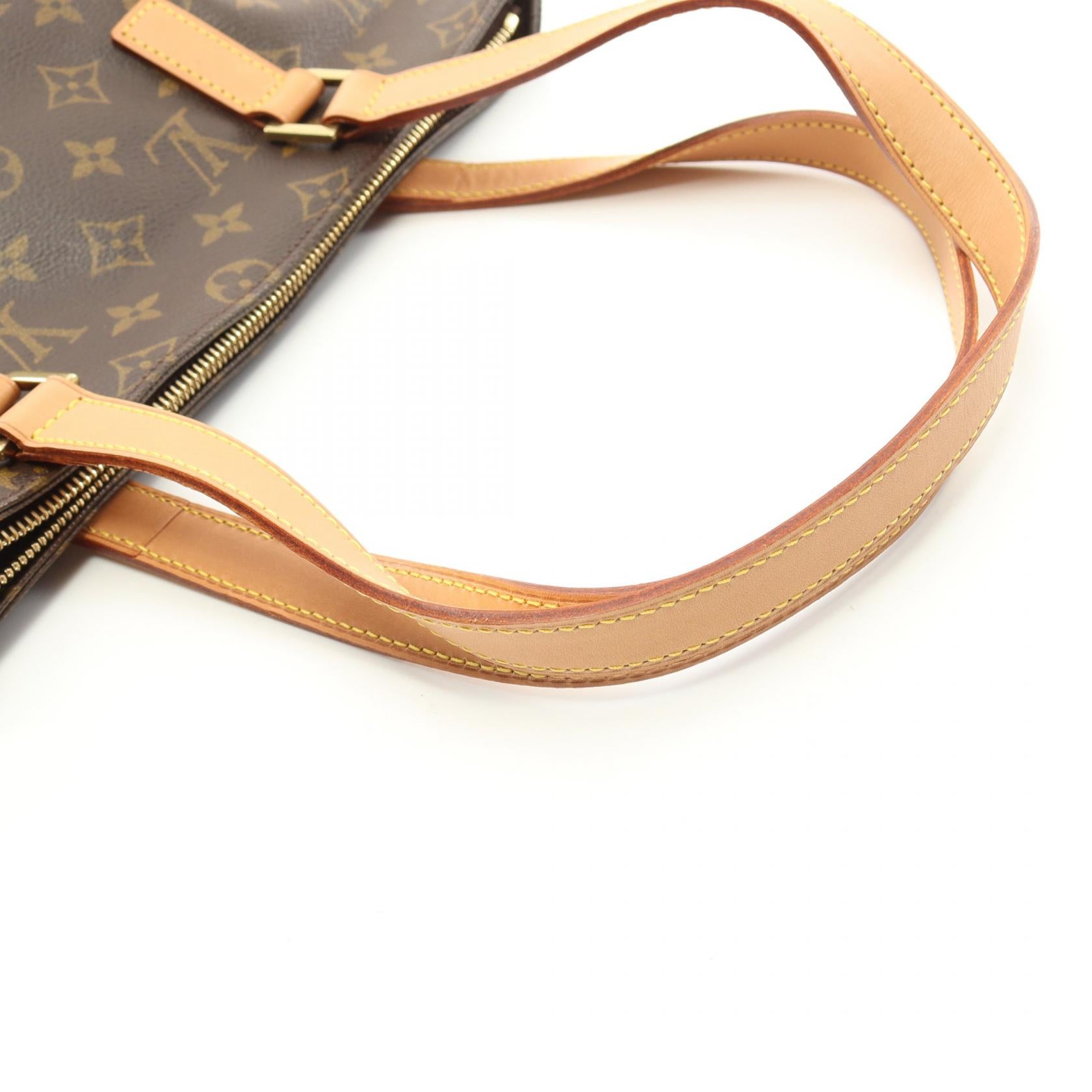 LOUIS VUITTON Monogram Cabas Piano金扣肩背袋