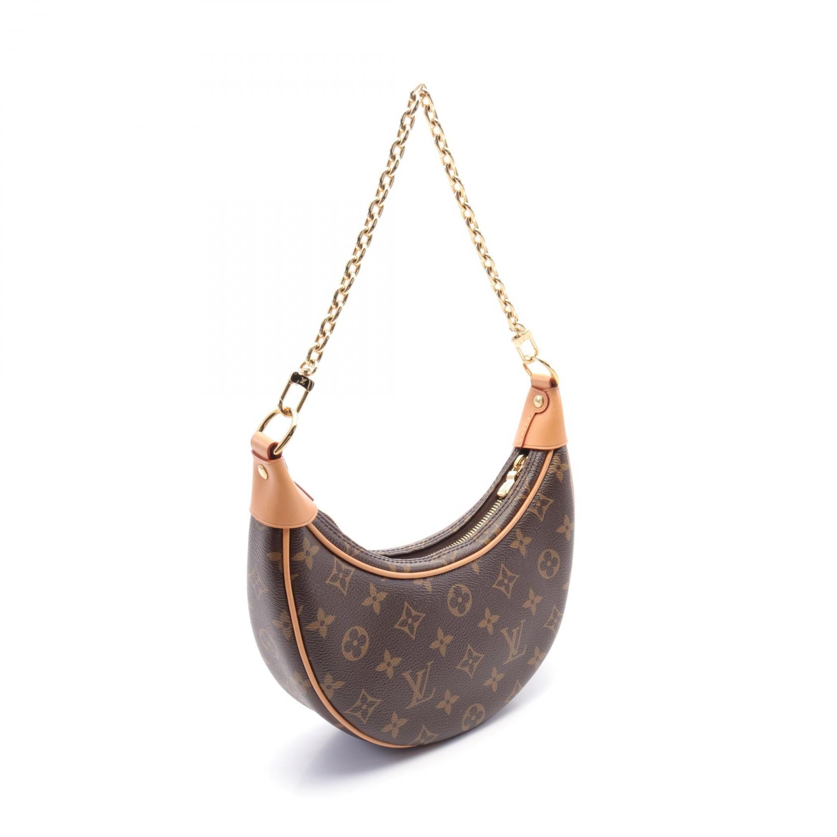 LOUIS VUITTON【激減優惠】 Monogram Loop金扣肩背袋棕色
