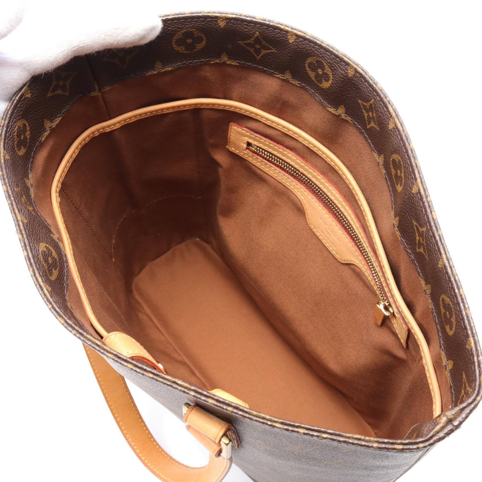 LOUIS VUITTON Monogram Vavin GM金扣肩背袋/手挽袋棕色