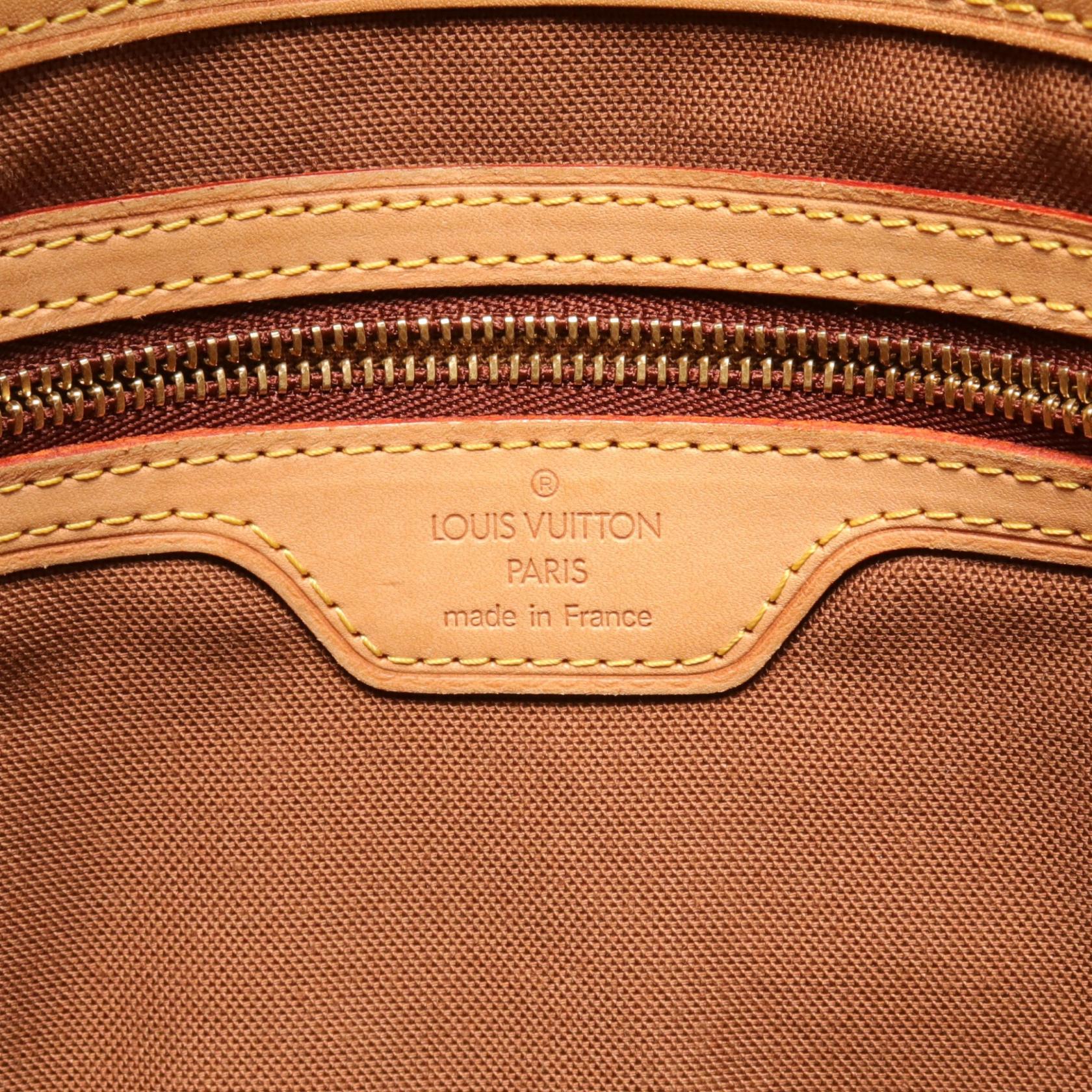 LOUIS VUITTON Monogram Vavin GM金扣肩背袋/手挽袋棕色