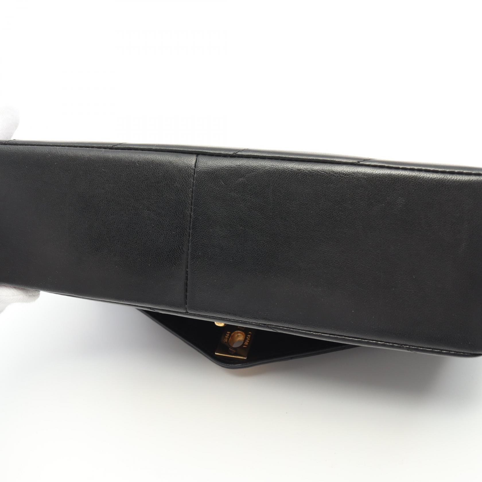 CHANEL【激減優惠】 羊皮皮革Chain Shoulder金扣肩背袋