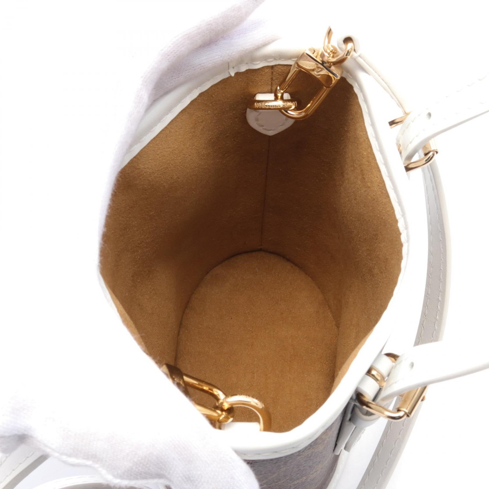 LOUIS VUITTON【激減優惠】 Monogram Nano Bucket金扣手挽肩背兩用袋