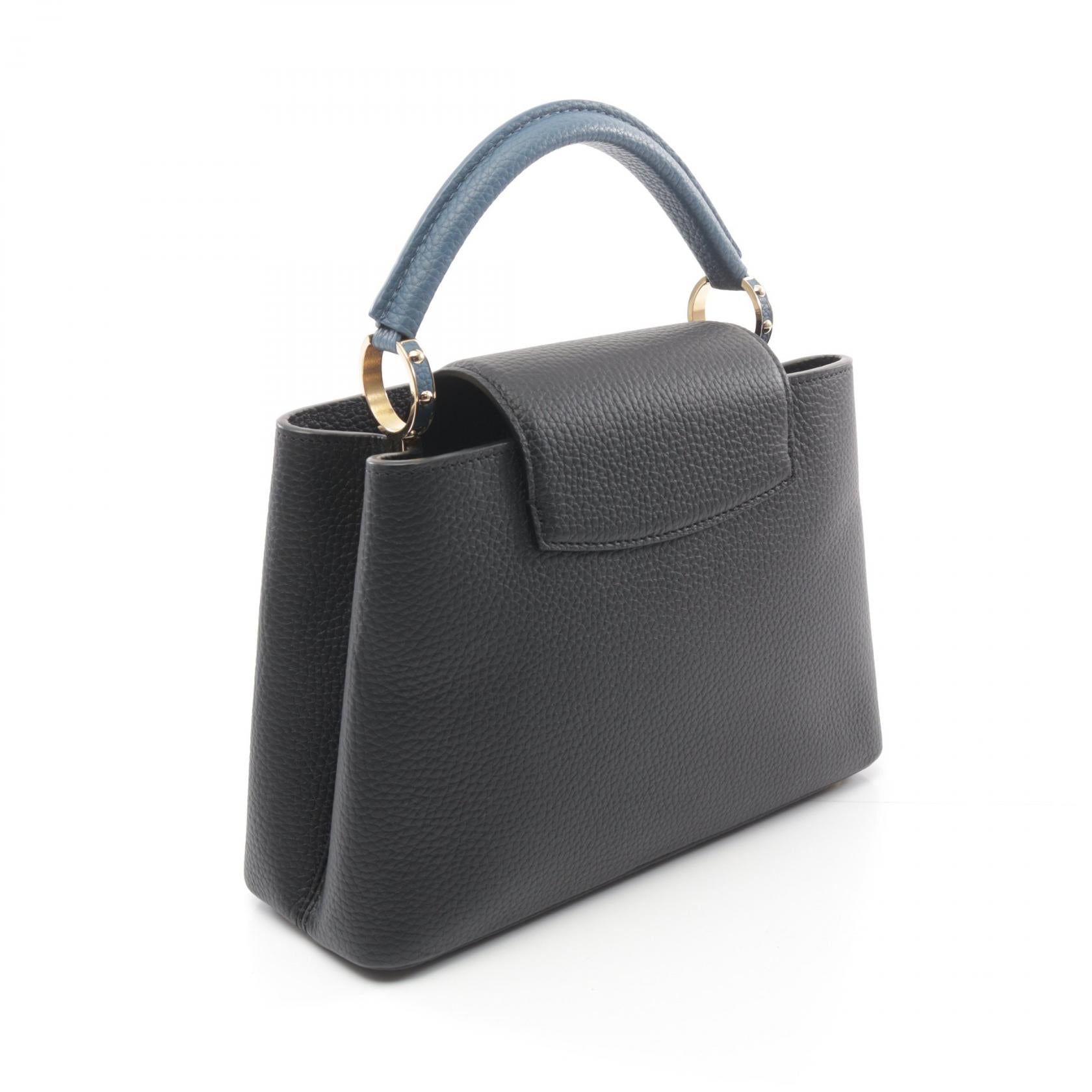 LOUIS VUITTON Taurillon Capucines BB手挽肩背兩用袋」