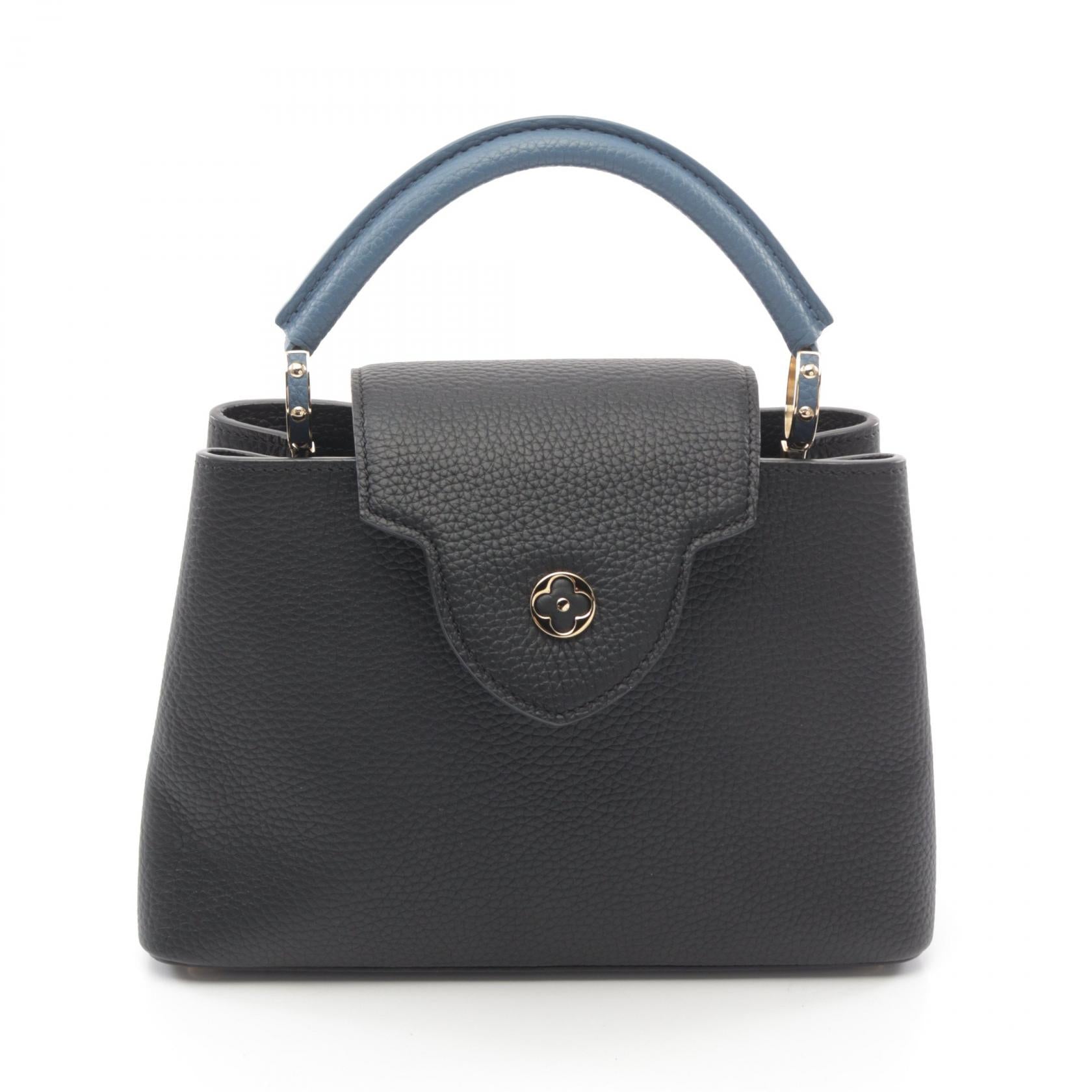 LOUIS VUITTON Taurillon Capucines BB手挽肩背兩用袋」