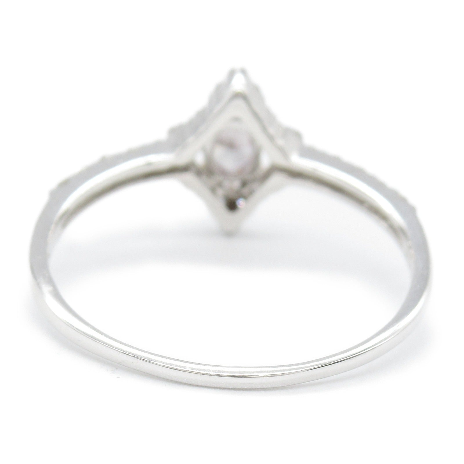 JEWELRY 18K白金/PT900鉑金Diamond Ring鑽石戒指US#7.5