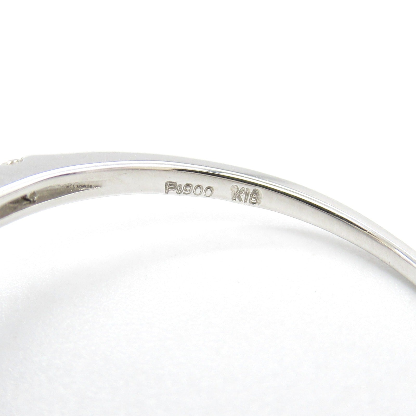 JEWELRY 18K白金/PT900鉑金Diamond Ring鑽石戒指US#7.5