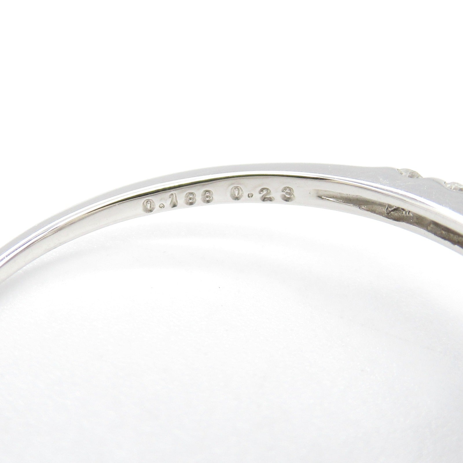 JEWELRY 18K白金/PT900鉑金Diamond Ring鑽石戒指US#7.5