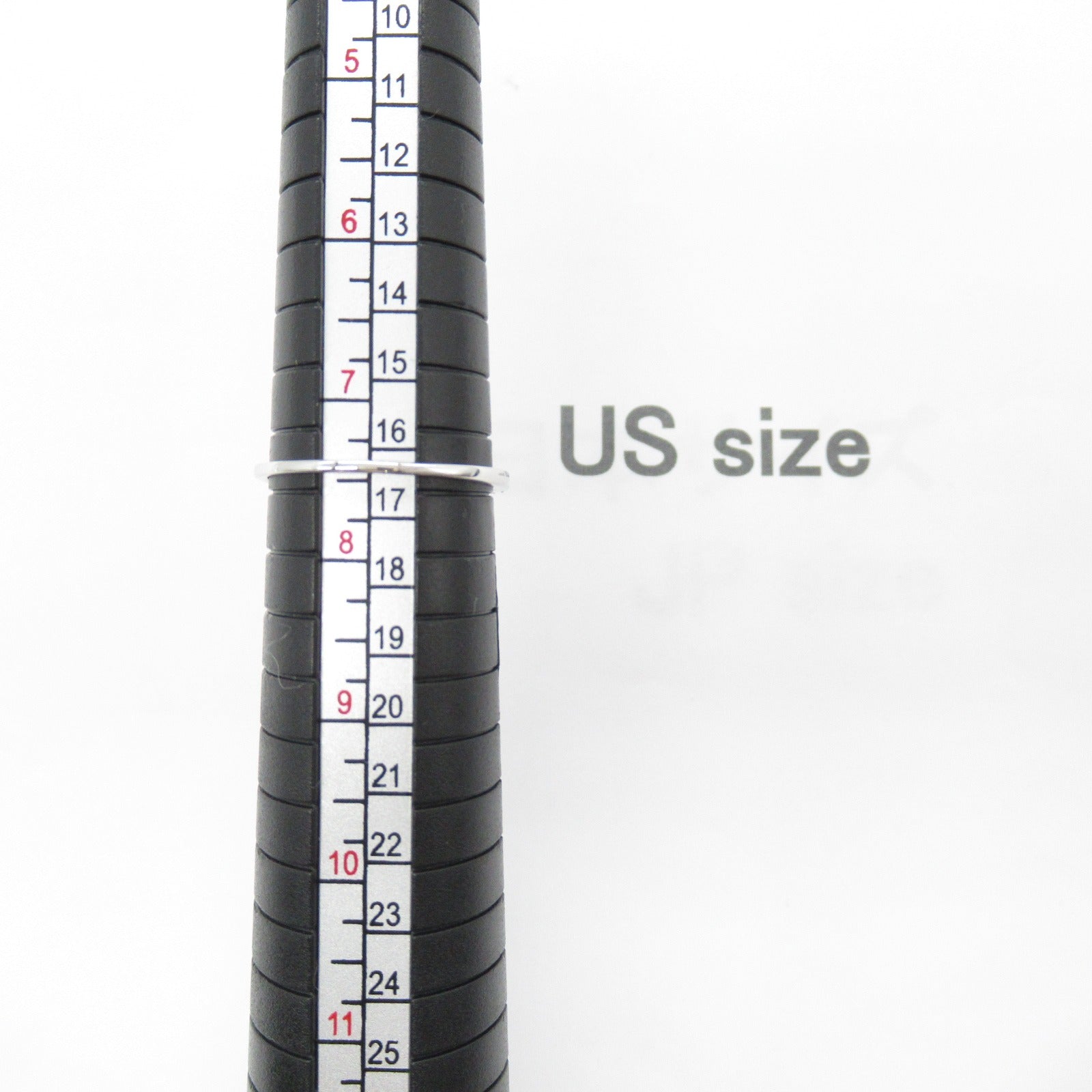 JEWELRY 18K白金/PT900鉑金Diamond Ring鑽石戒指US#7.5