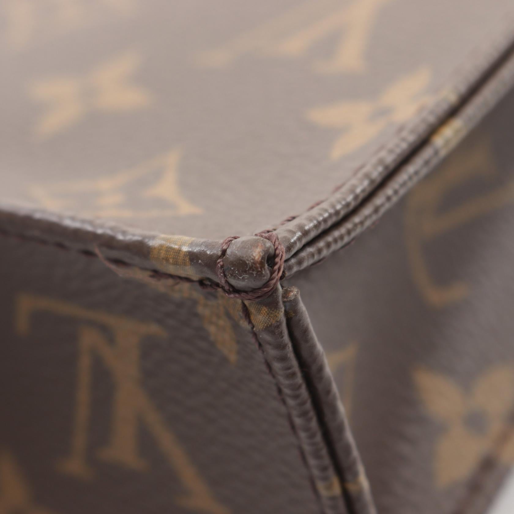 LOUIS VUITTON LV Petit Sac Plat 2 Way Shoulder Bag Handbag M69442 Monogram Brown