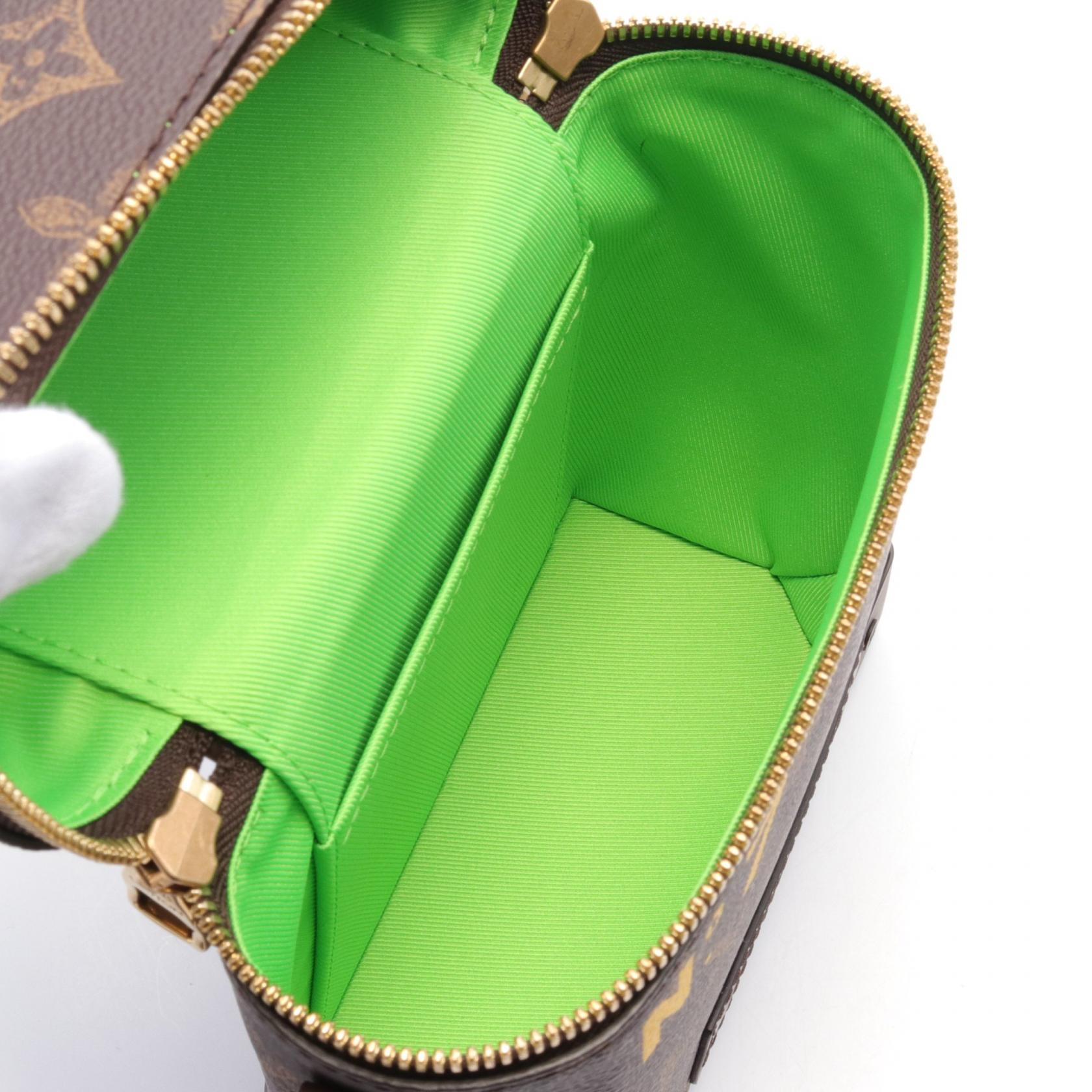 LOUIS VUITTON【激減優惠】 Monogram Vertical Box Trunk金扣手挽肩背兩用袋棕色/色