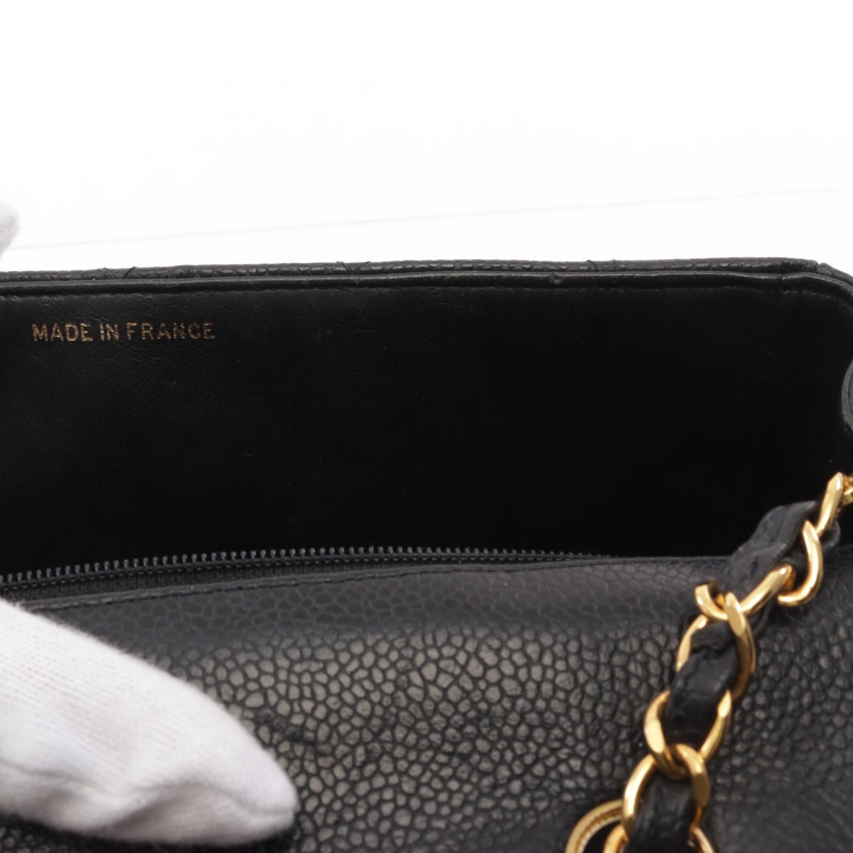 CHANEL【激減優惠】 牛皮皮革Diana Chain Shoulder金扣肩背袋