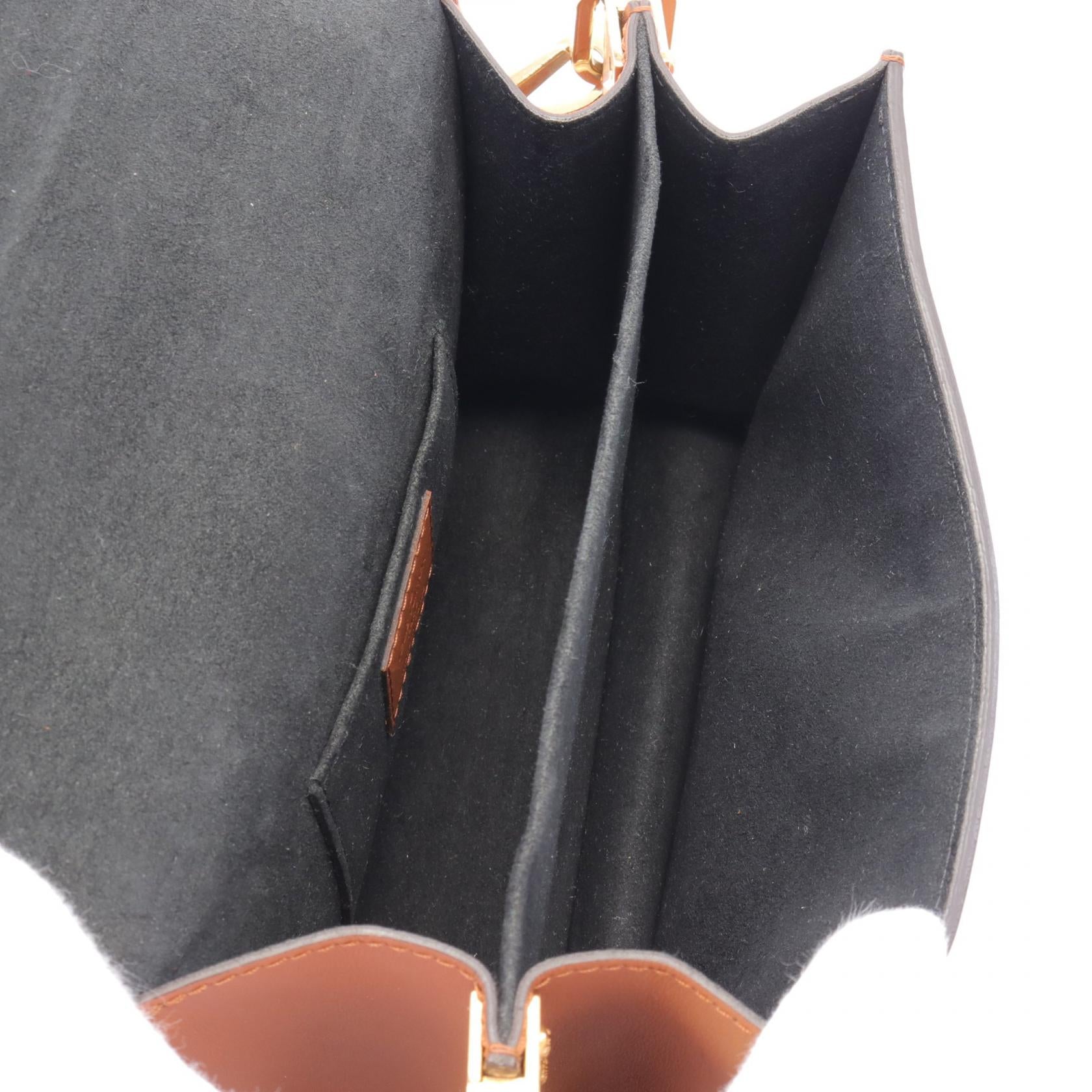 LOUIS VUITTON Monogrqam Reverse Mini Dauphine肩背袋棕色