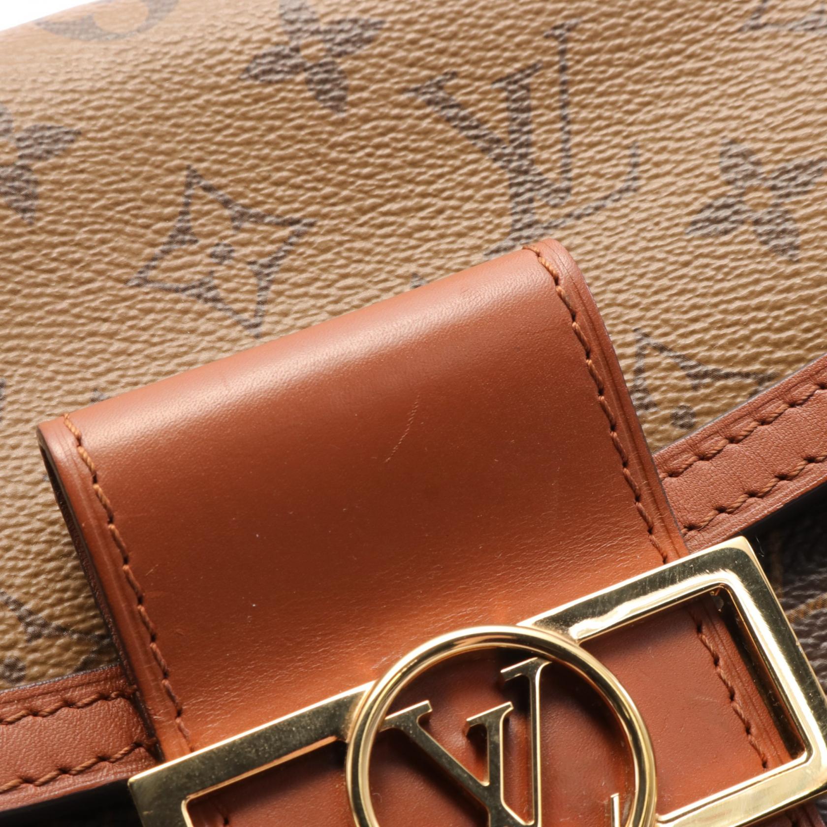 LOUIS VUITTON Monogram Reverse Dauphine Backpack背包