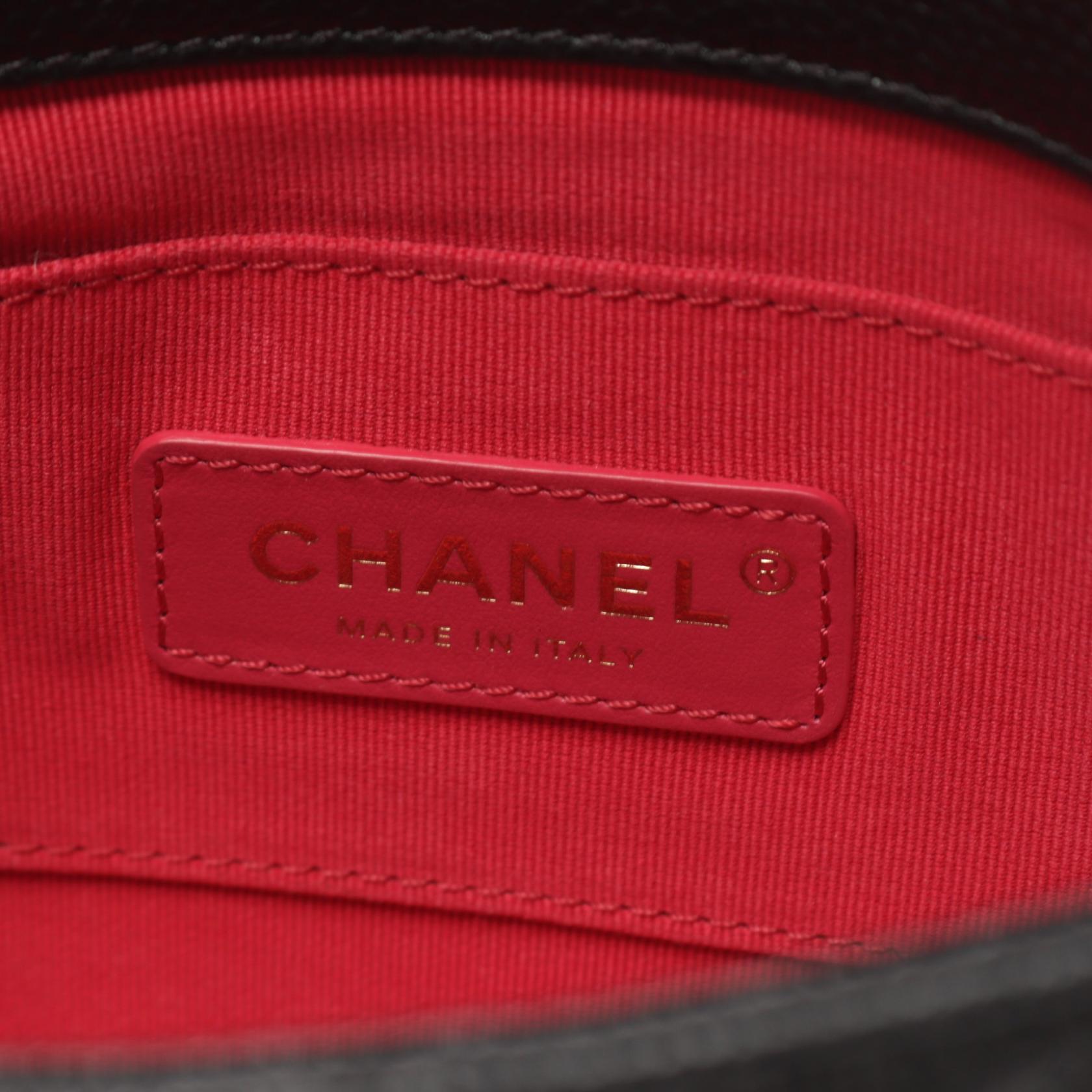 CHANEL 牛皮皮革Mini Chain Shoulder Bag金扣肩背袋