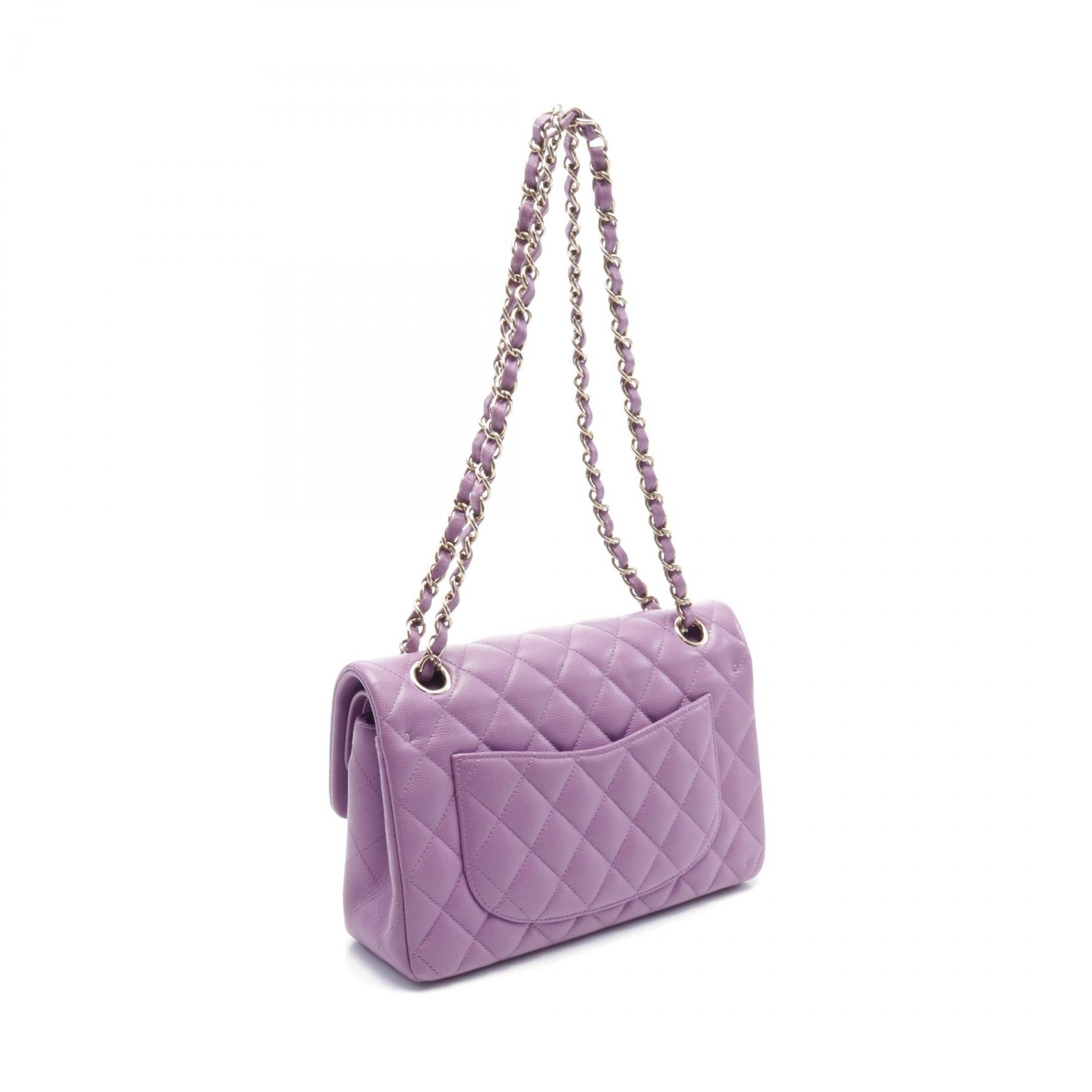 CHANEL 牛皮皮革Classic Double Flap金扣肩背袋