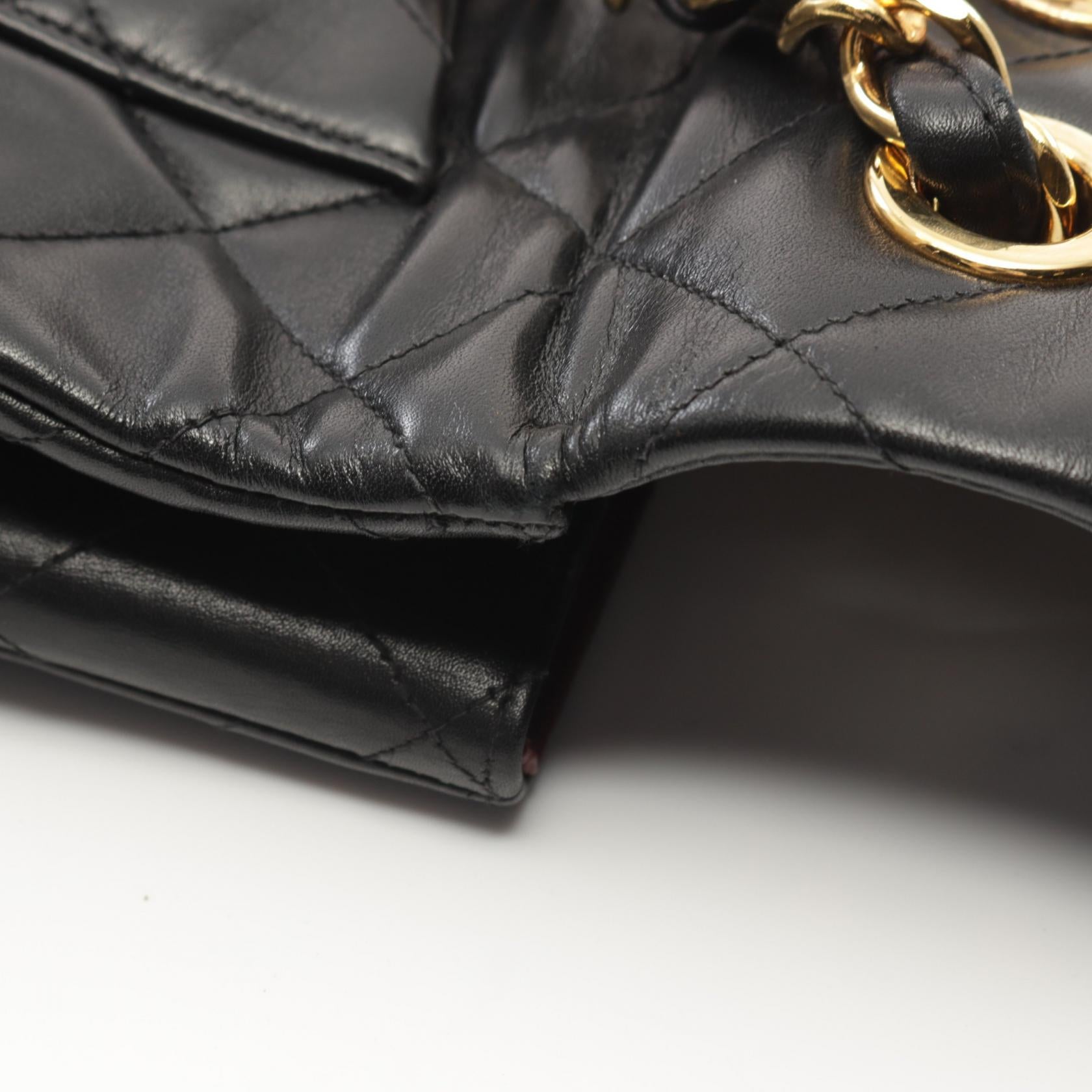 CHANEL 羊皮皮革Matelasse 34金扣肩背袋