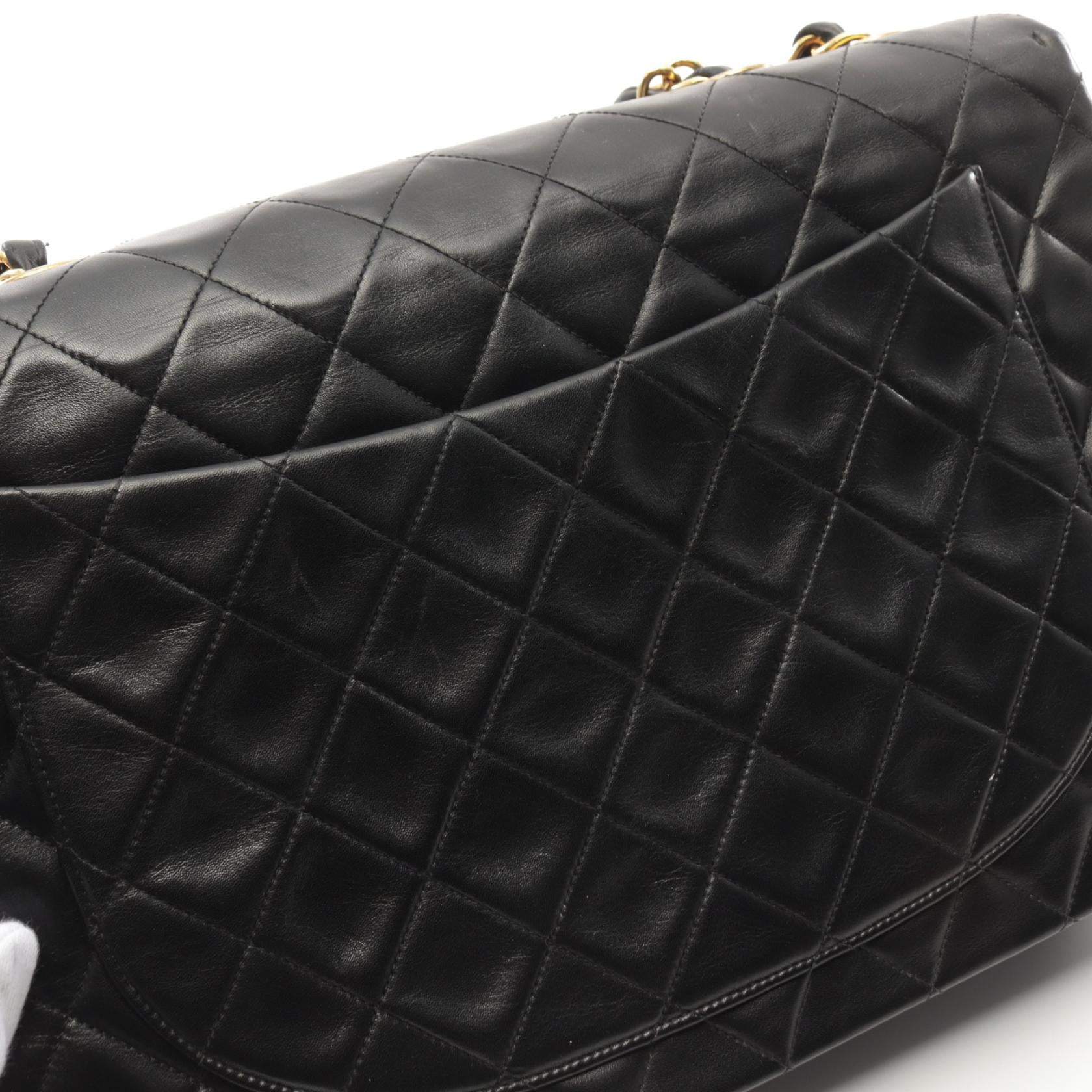 CHANEL 羊皮皮革Matelasse 34金扣肩背袋