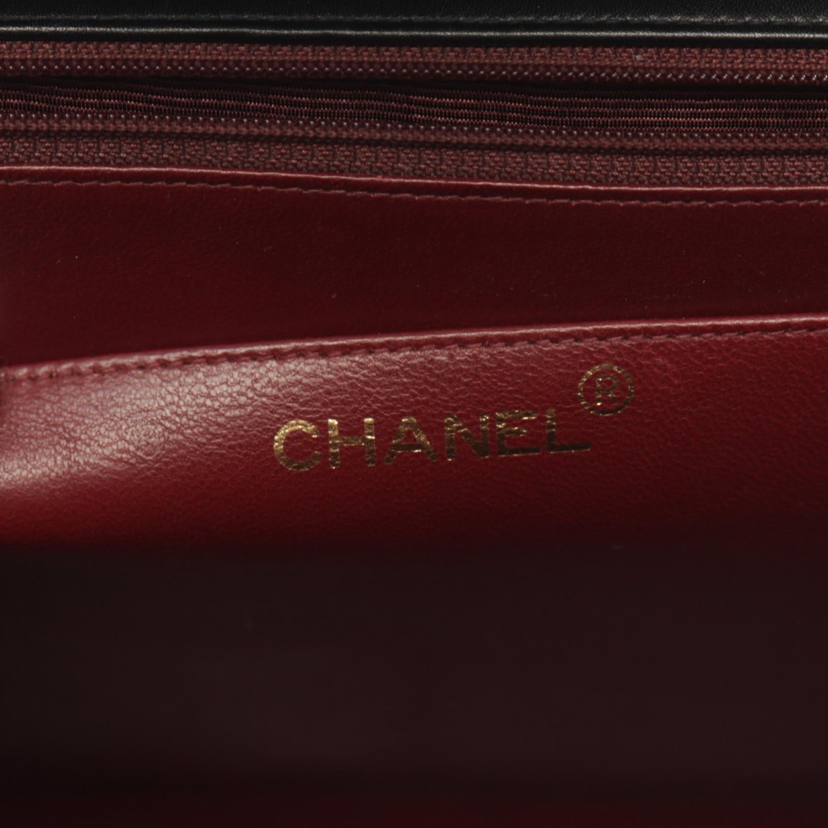 CHANEL 羊皮皮革Matelasse 34金扣肩背袋