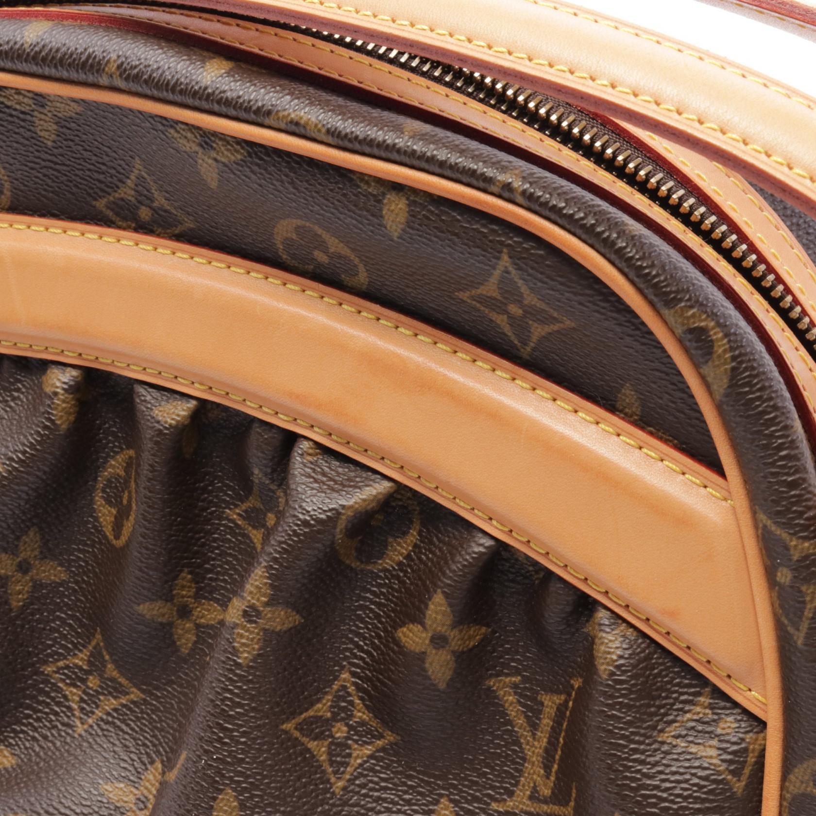 LOUIS VUITTON LV Clara Shoulder Bag M40057 Monogram Brown