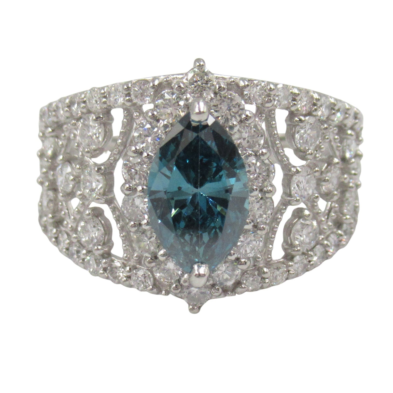 JEWELRY 【激減優惠】PT950鉑金Diamond Ring鑽石戒指US#5.5