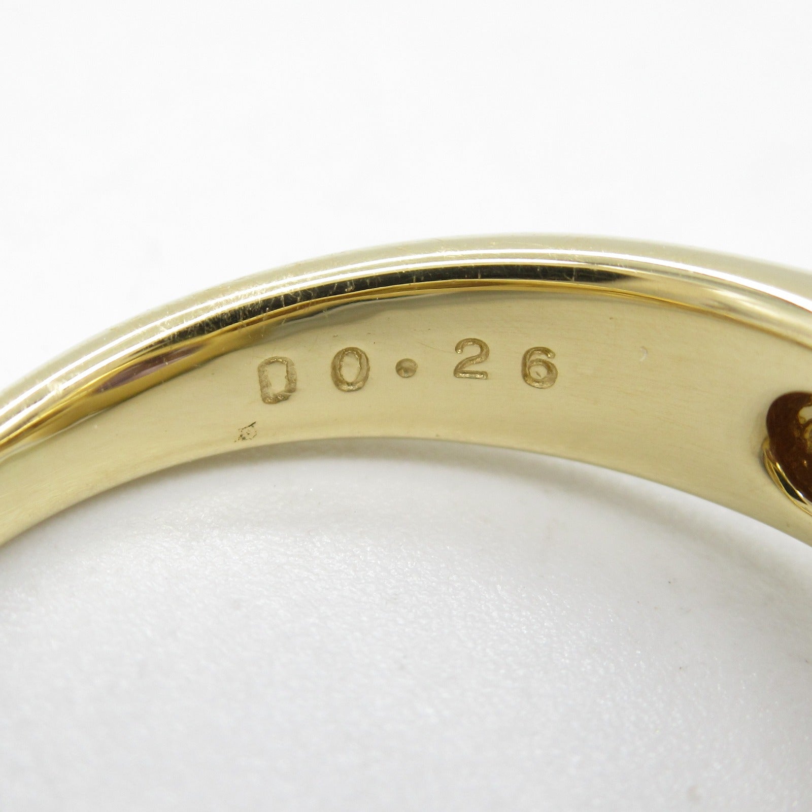 JEWELRY 18K黃金Amethyst Diamond Ring紫晶/鑽石戒指US#6