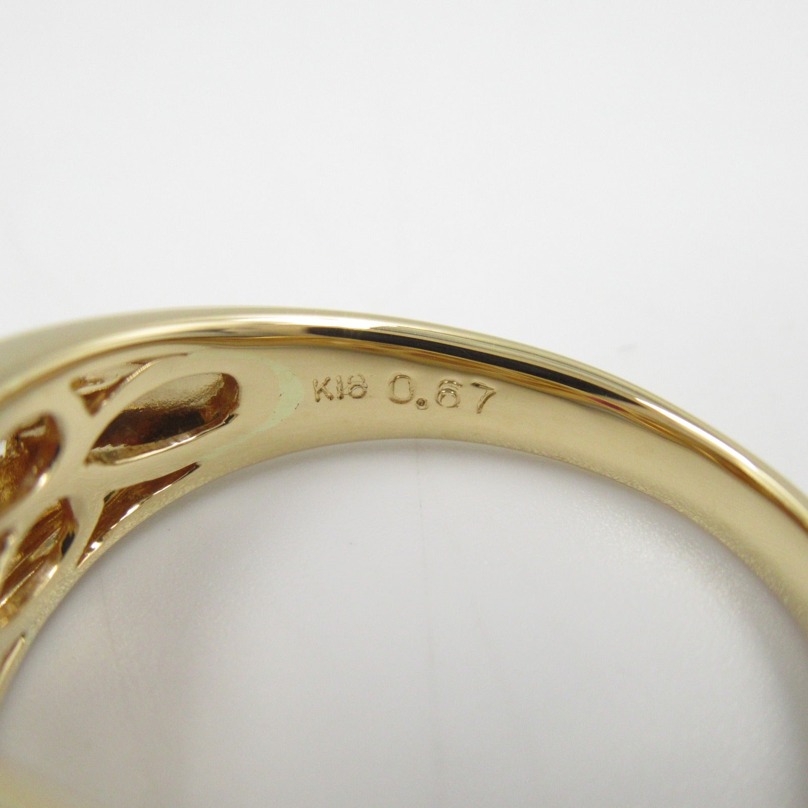 JEWELRY 18K黃金Ruby Diamond Ring紅寶石/鑽石戒指US#6.5