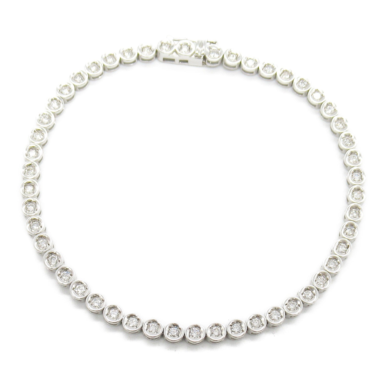 JEWELRY 18K白金Diamond Bracelet鑽石手鏈