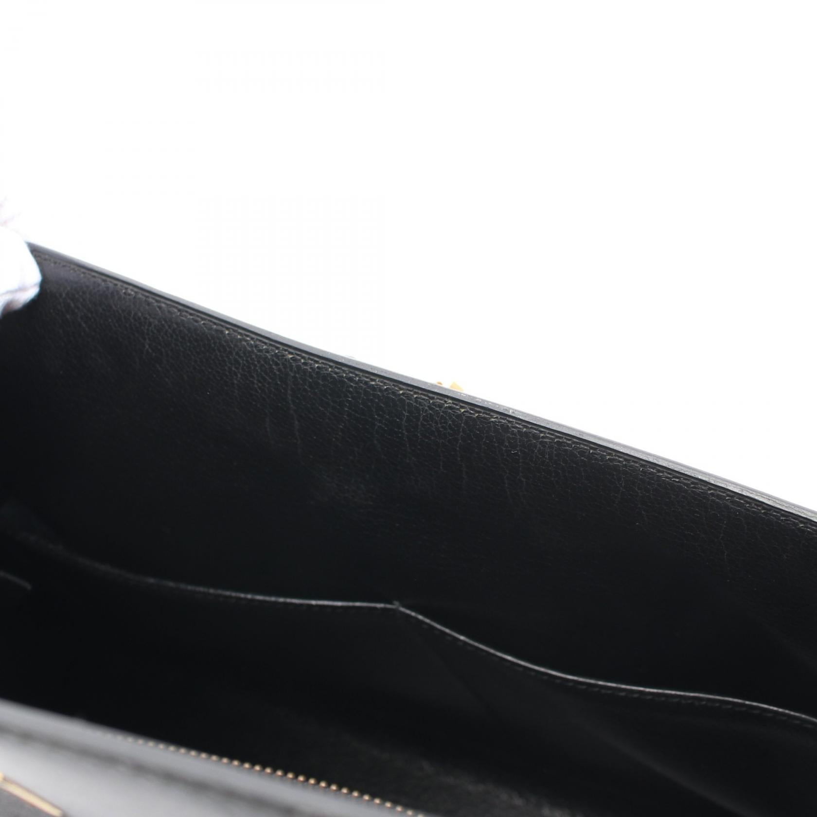 HERMES Box Calf皮革Kelly 32金扣手挽肩背兩用袋