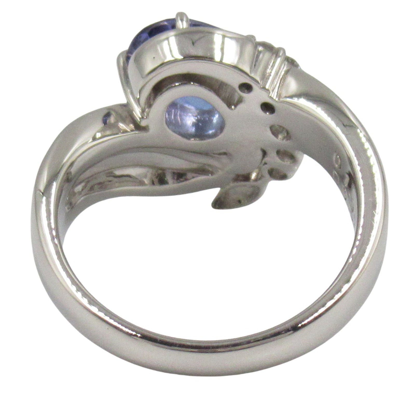 JEWELRY Tanzanite Diamond Ring PT900 Platinum US#6.25