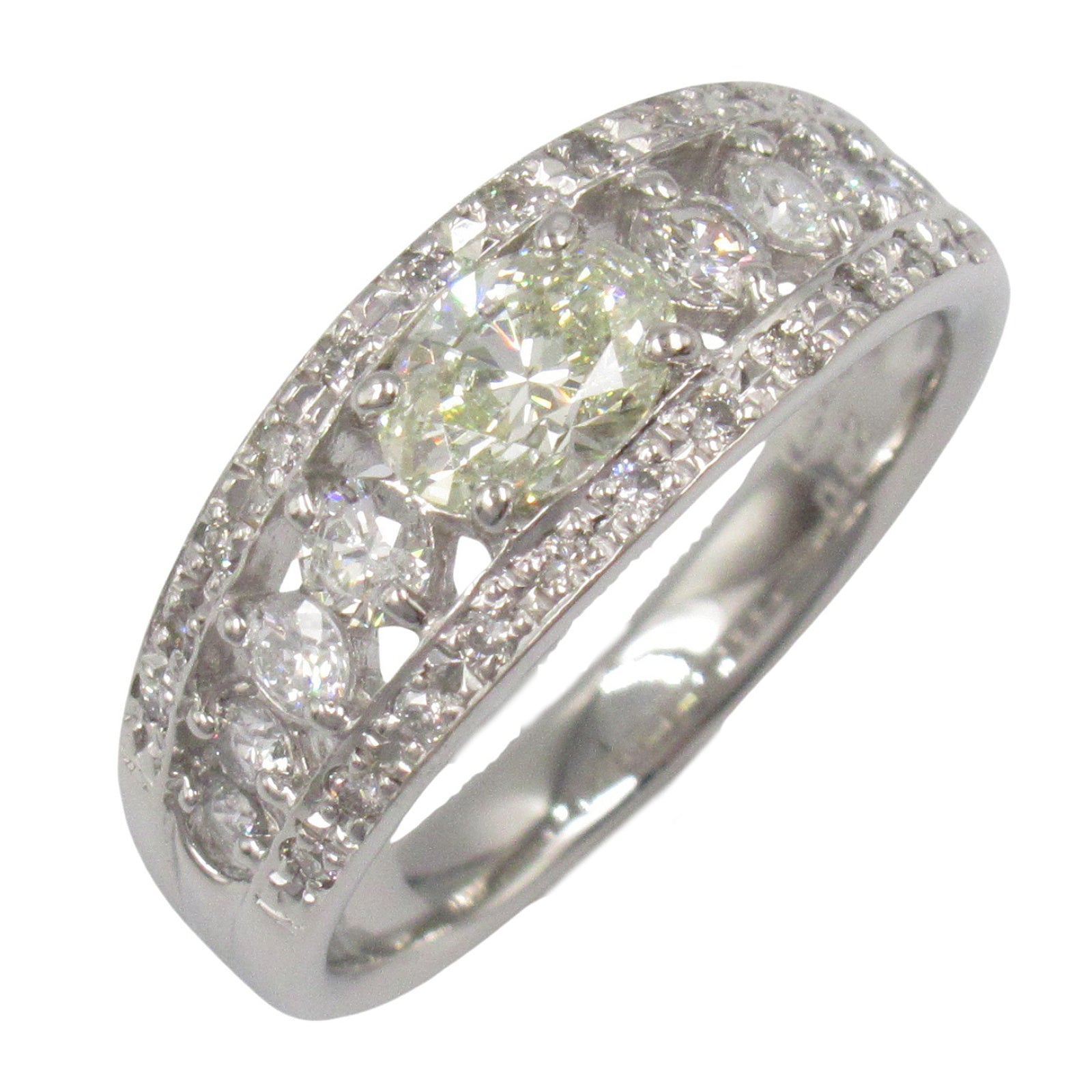 JEWELRY 【激減優惠】PT900鉑金Diamond Ring鑽石戒指US#6.5