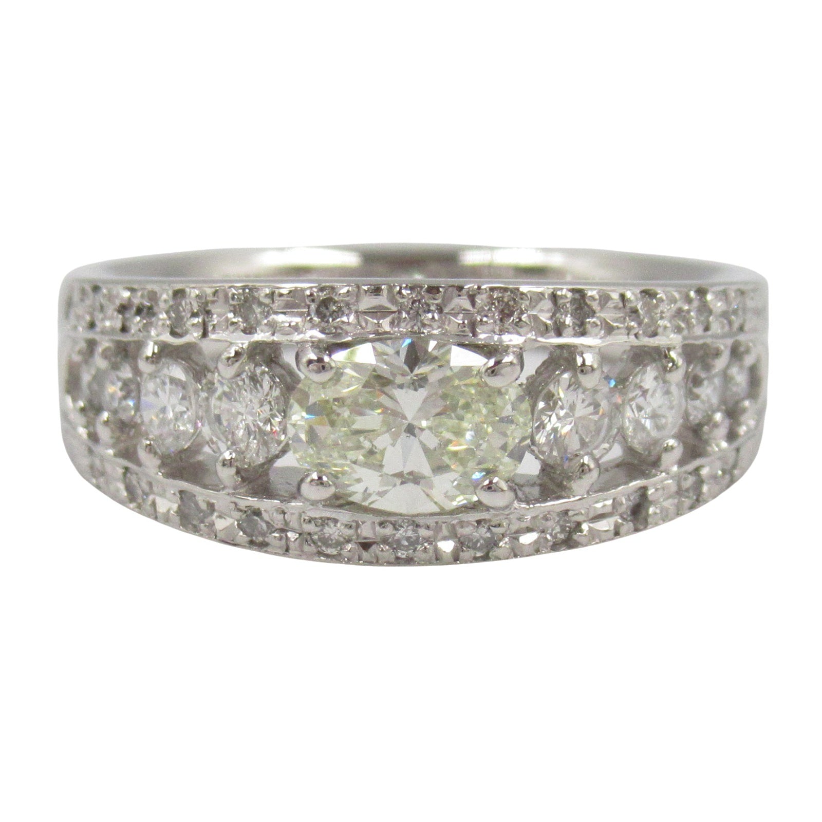 JEWELRY 【激減優惠】PT900鉑金Diamond Ring鑽石戒指US#6.5