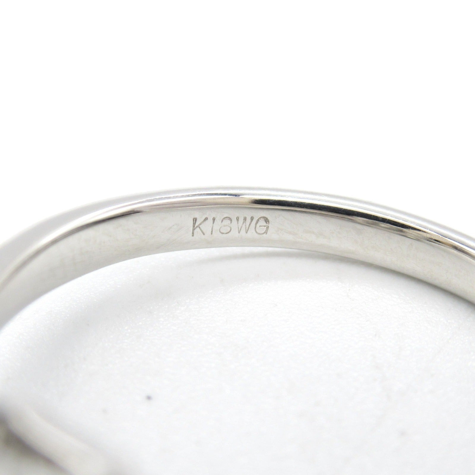 JEWELRY Diamond Ring 18K White Gold US#6.75