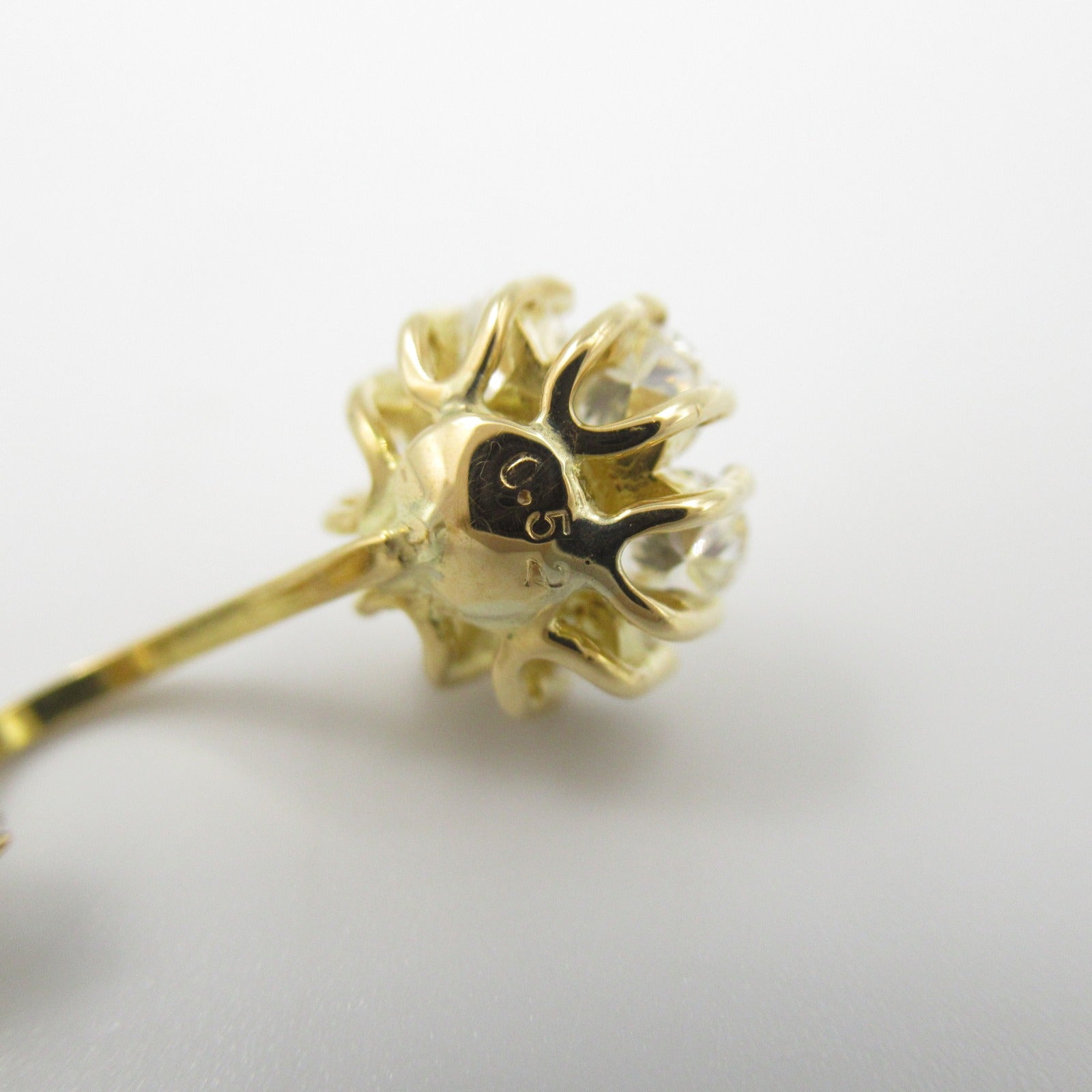 JEWELRY 18K黃金Diamond Earrings鑽石耳環