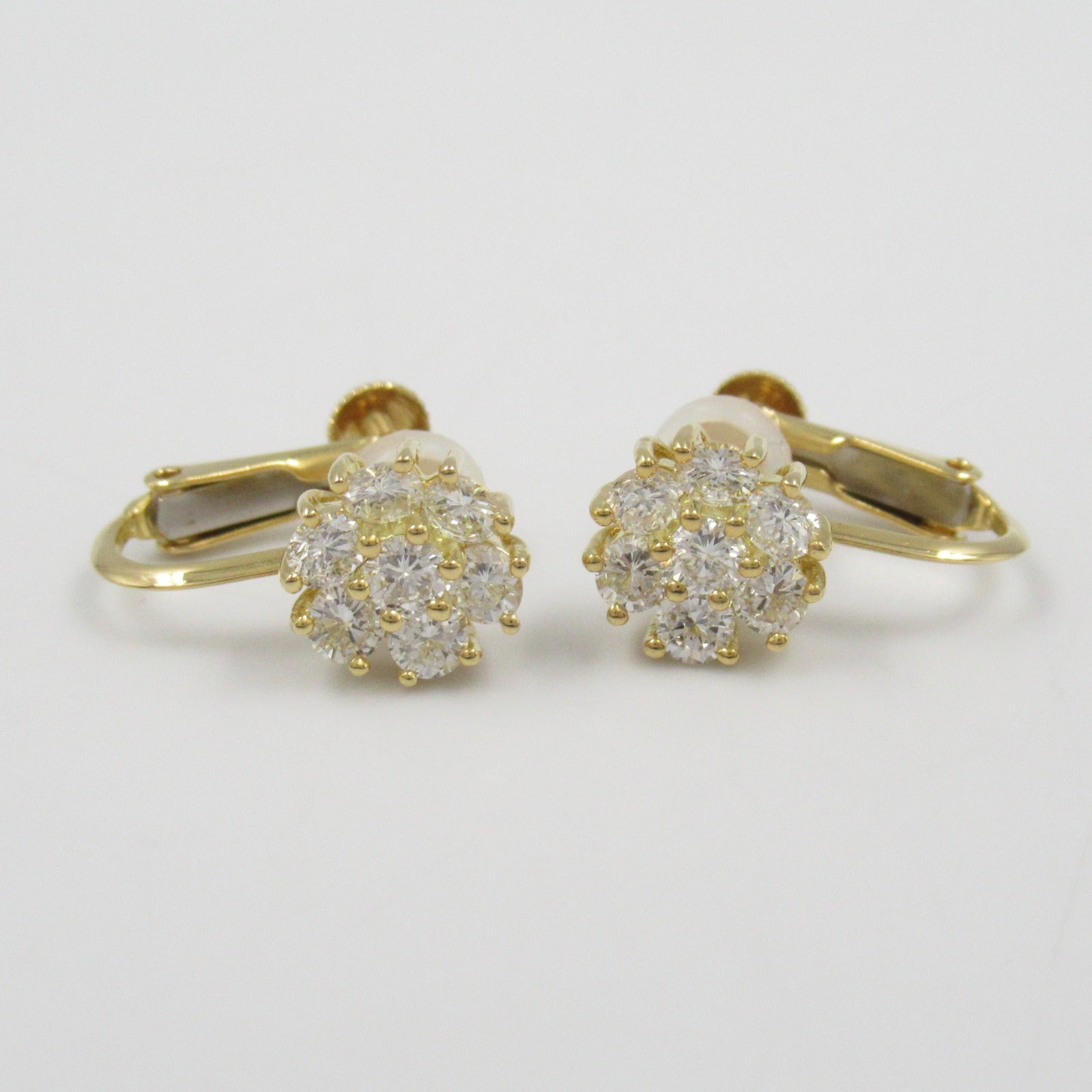 JEWELRY 18K黃金Diamond Earrings鑽石耳環