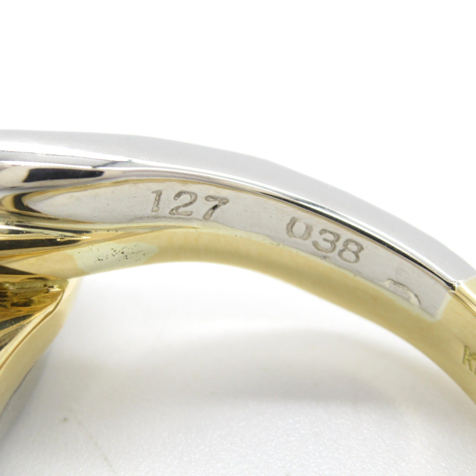 JEWELRY 18K黃金Sapphire Diamond Ring藍寶石/鑽石戒指US#5.5