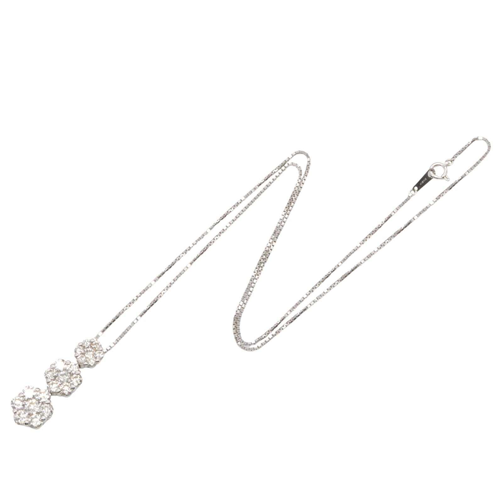 JEWELRY 18K白金Diamond Necklace鑽石項鍊